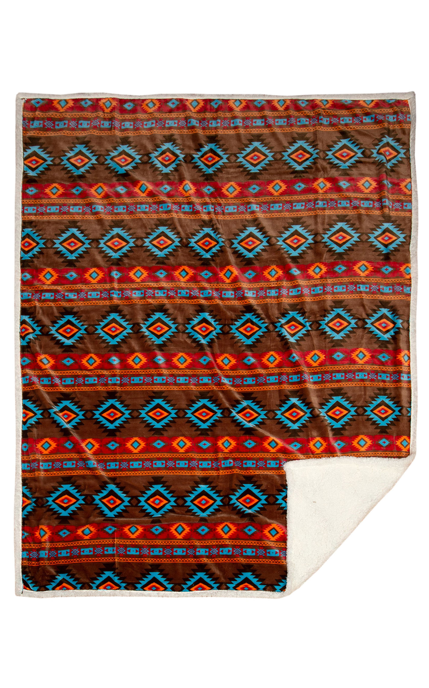 Wrangler Southwest Horizon Print Fleece Throw - Image 2