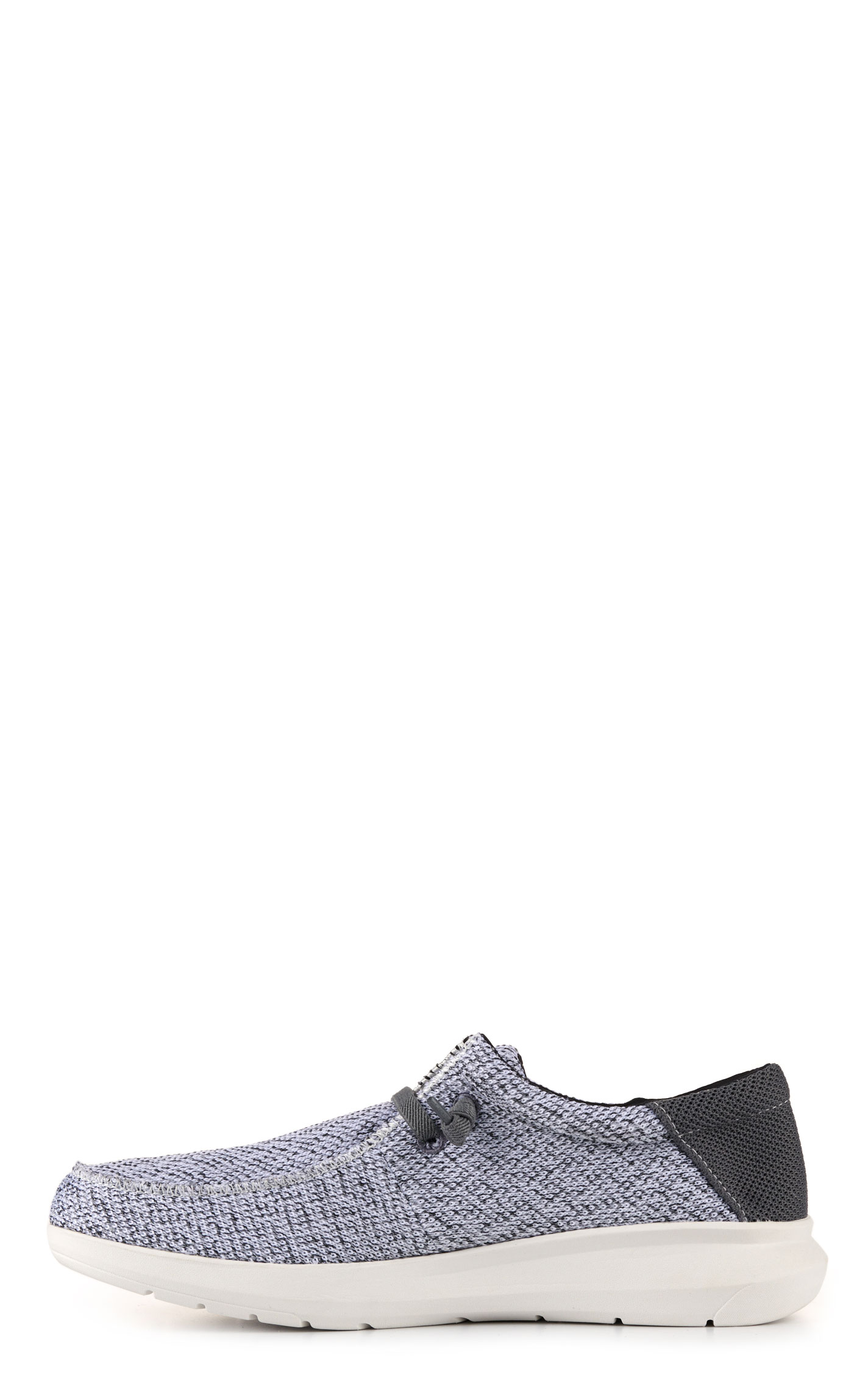 Ariat Men's Hilo Distressed White and Dark Gray Stretch Lace Casual Shoe - Image 1