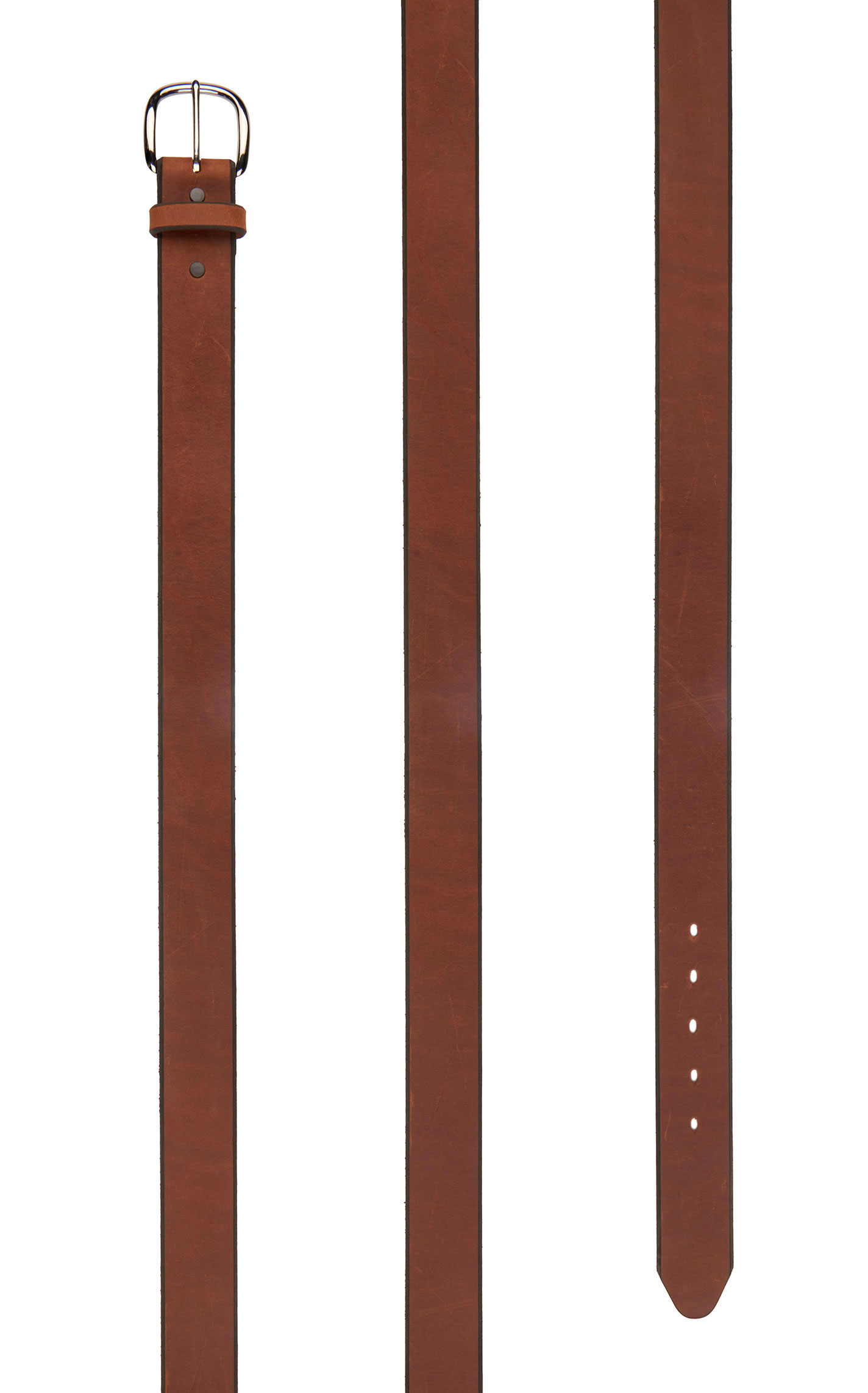 Tony Lama Men's Brown Leather Heritage Western Belt - Image 1