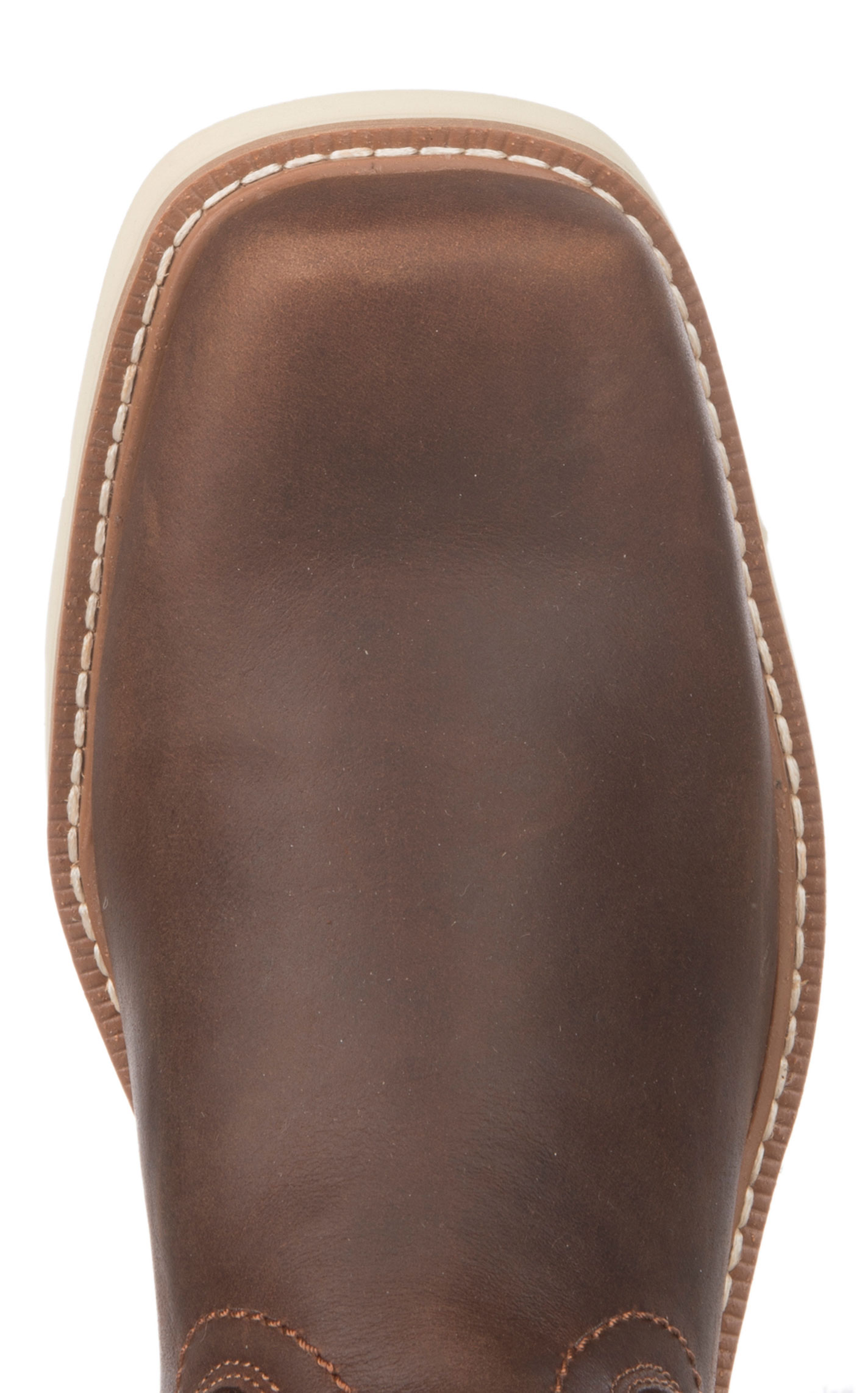 Ariat Men's Rambler Recon Foothill Brown Square Toe Wedge Outsole Cowboy Boots - Image 1