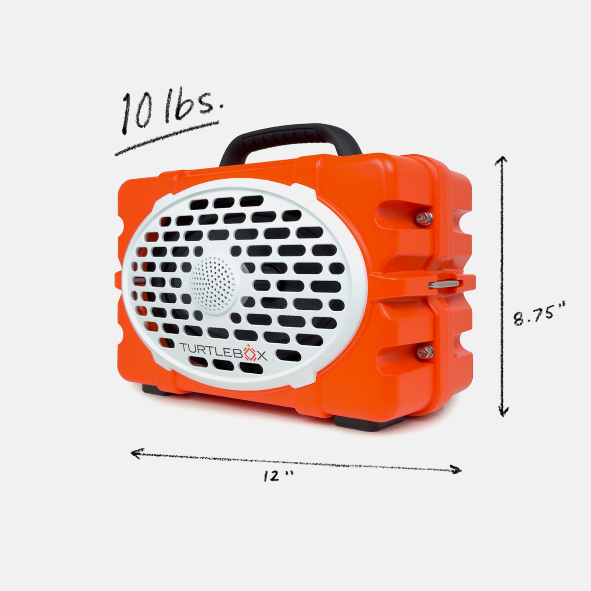 Turtle Box Gen 3 Orange & White Speaker  - Image 7