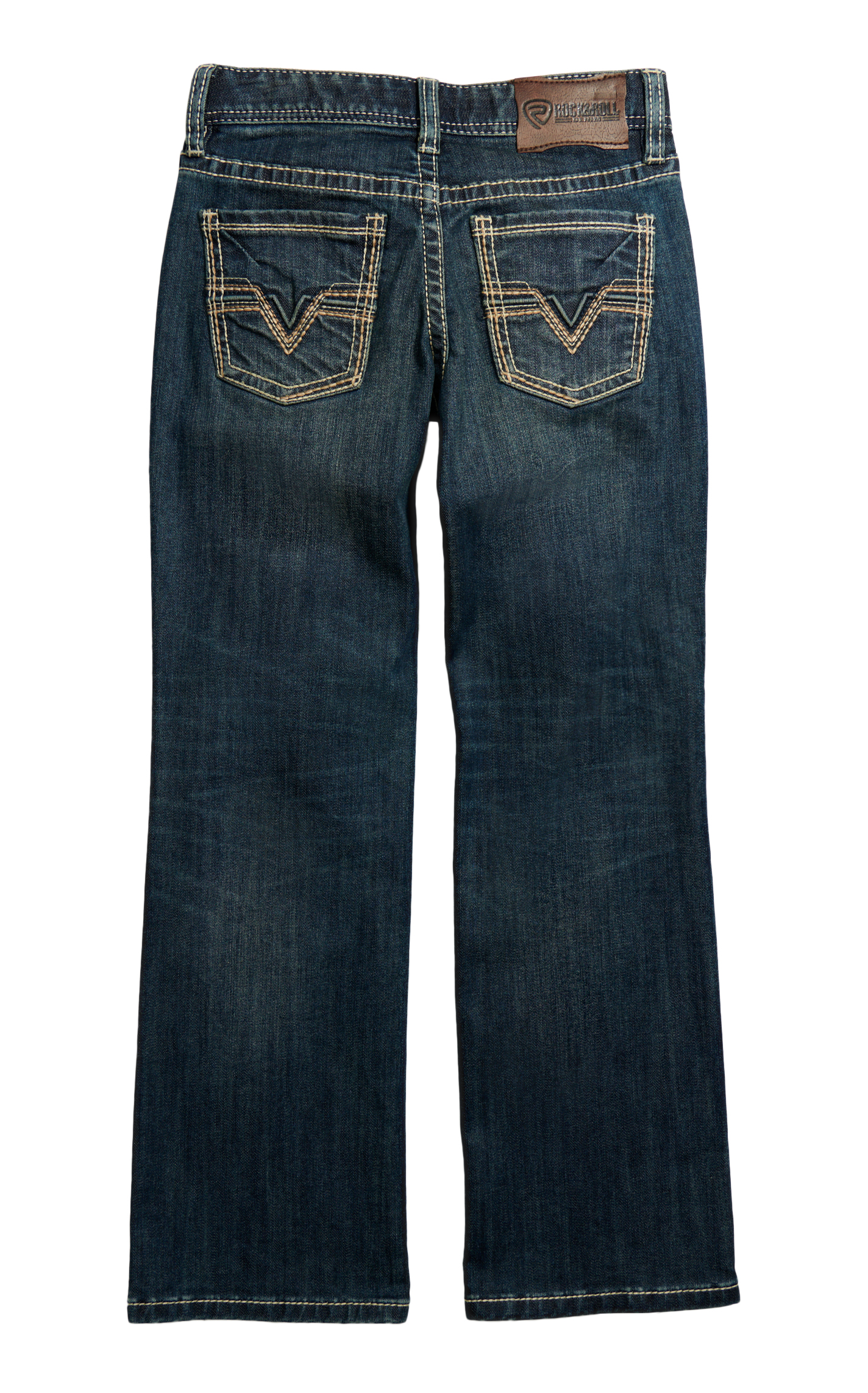 Rock & Roll Denim Boy's BB Gun Dark Wash Boot Cut Jeans - Image 1