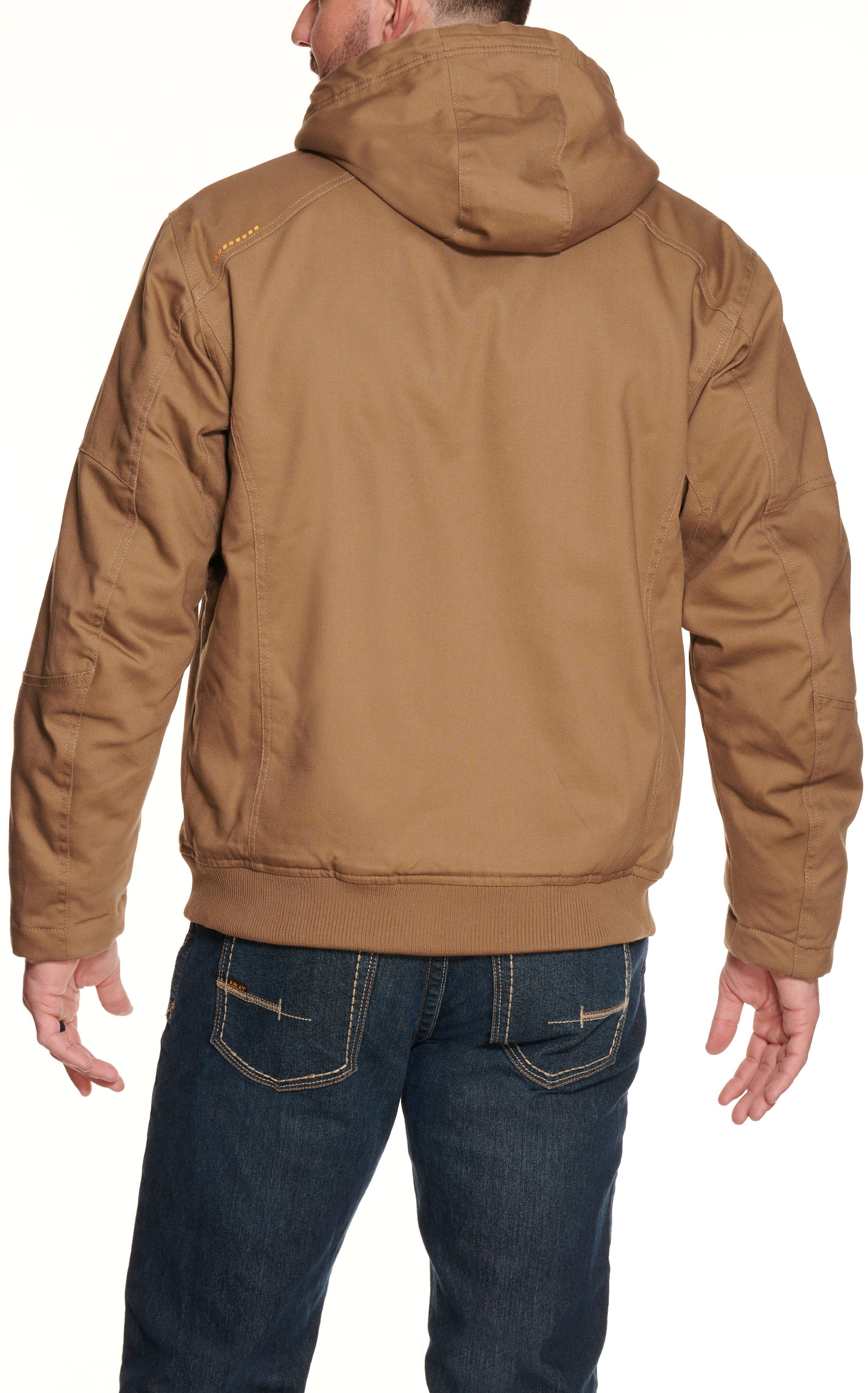 Ariat Men's Rebar DuraCanvas Field Khaki Insulated Work Jacket - Image 1