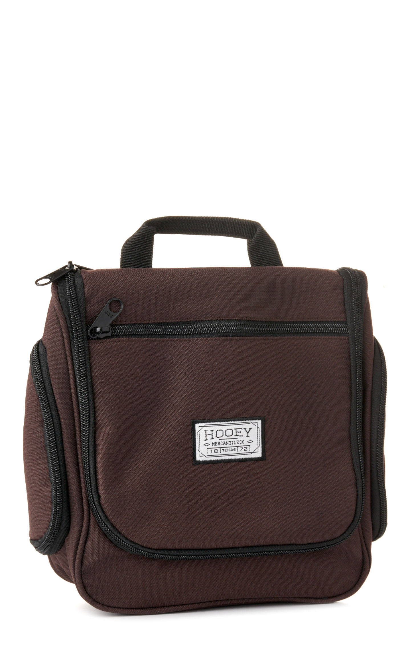 Hooey Chocolate Brown Toiletry Cowboy Kit   - Image 1