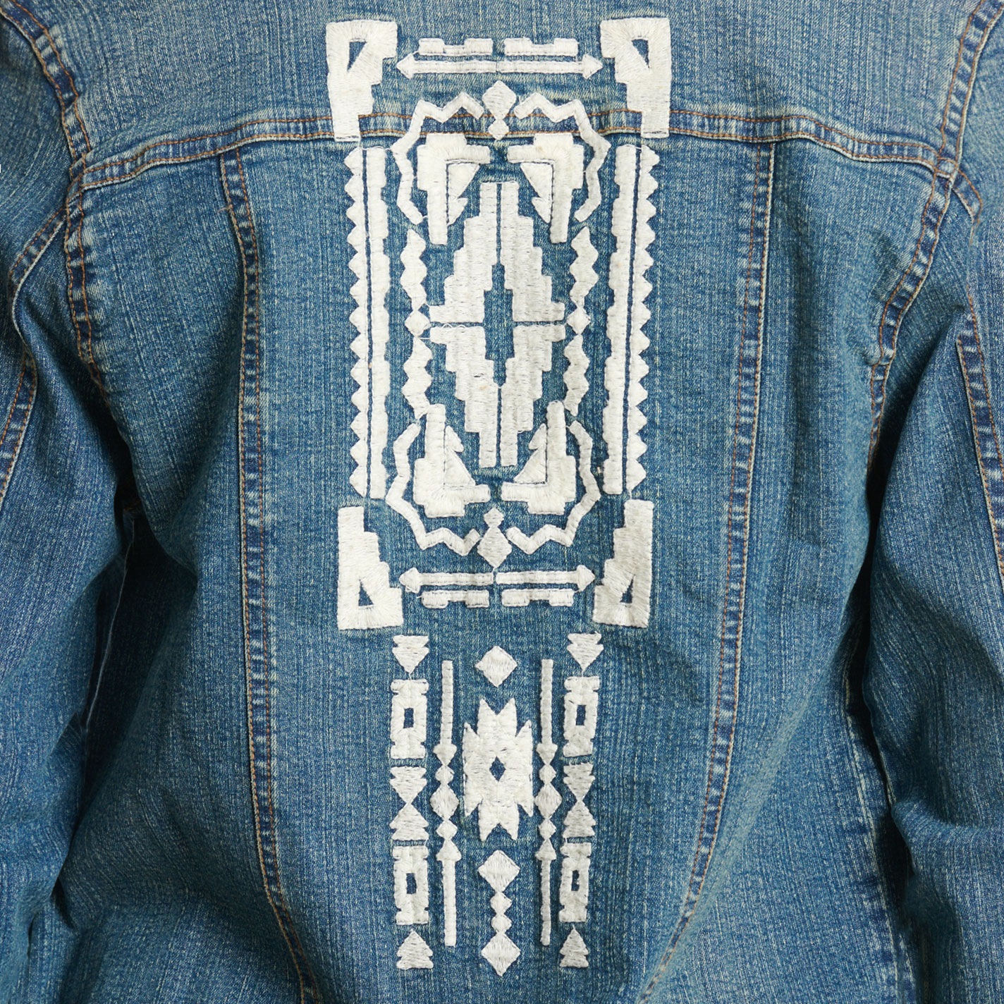 Montana Clothing Co. Women's Embroidered Denim Jacket - Image 1
