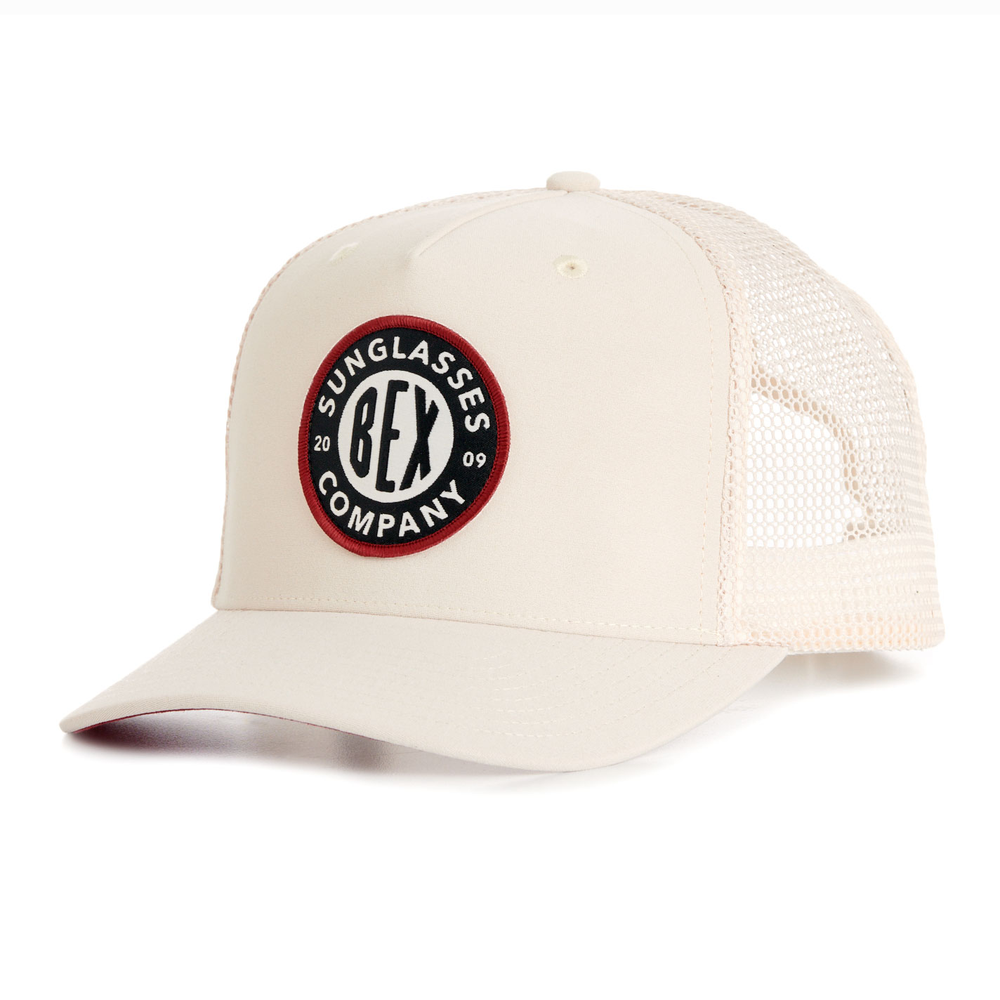 Bex Natural Heritage Circle Patch 5-Panel Mesh Curved Bill Cap - Image 1