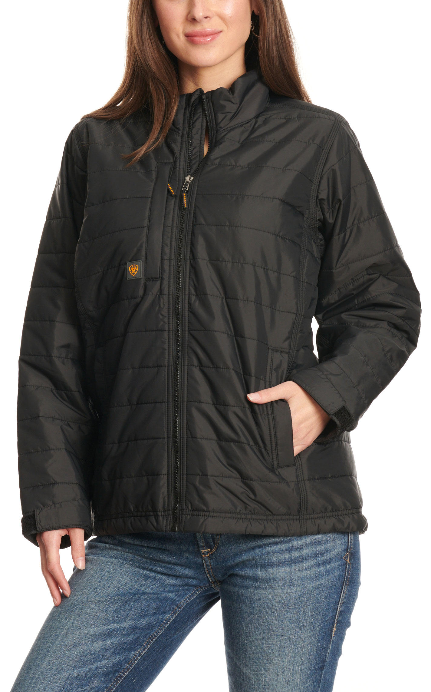 Ariat Rebar Women's Black Ripstop Lightweight Insulated Jacket - Image 1