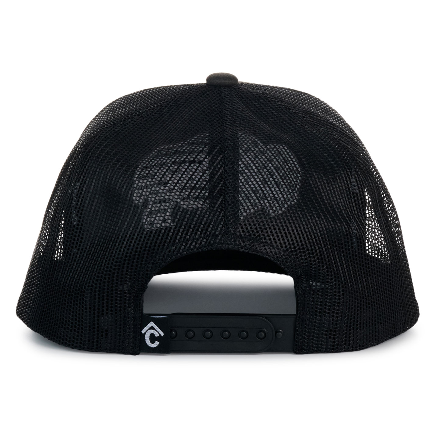Rafter C Charcoal Black & Flag Buffalo Logo Patch Cap - Image 1