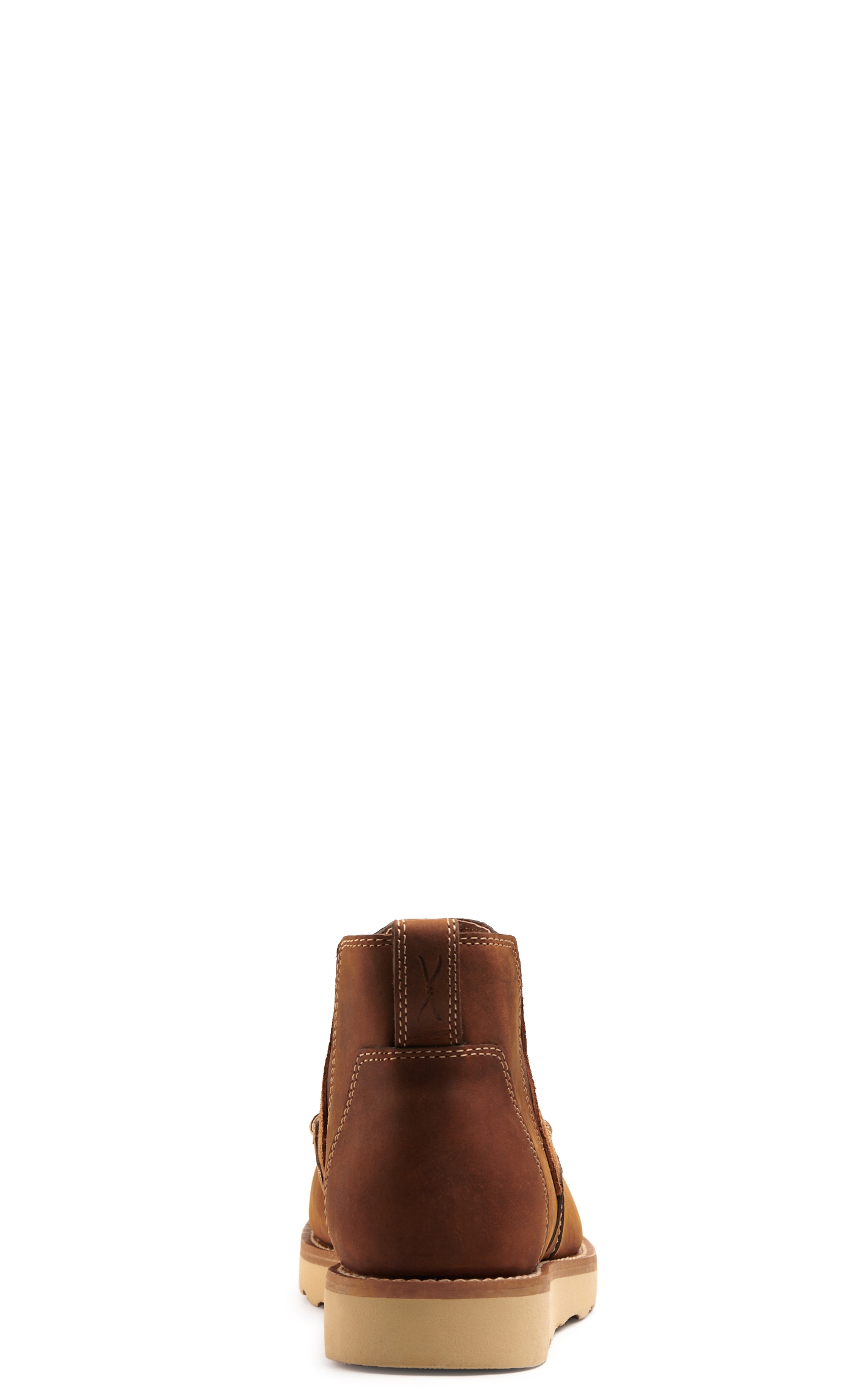 Twisted X Men's Oiled Saddle Brown Composite Toe Wedge Chelsea Work Boots - Image 1