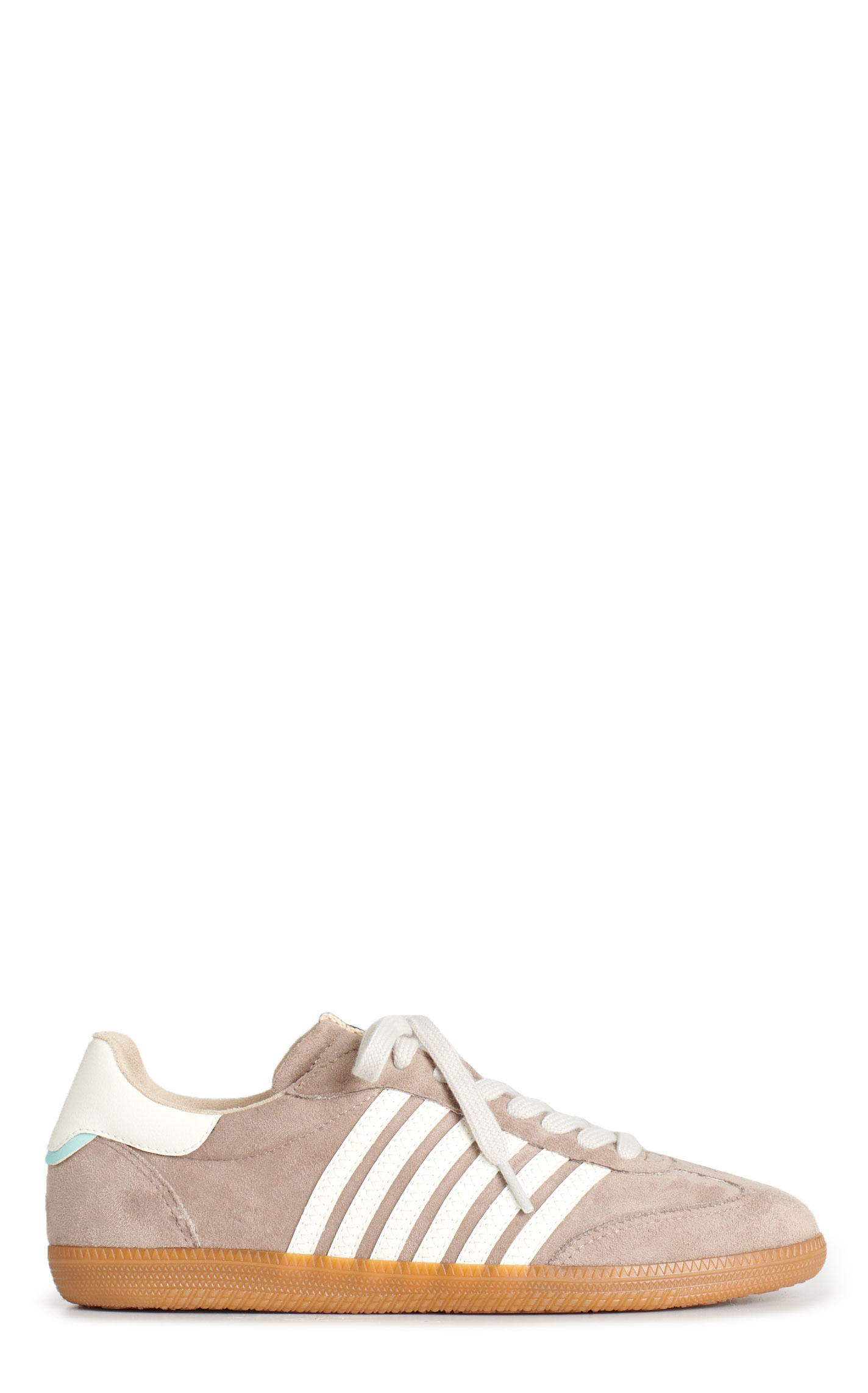 Shushop Women’s Stevie Taupe Almond Toe Casual Shoes - Image 1