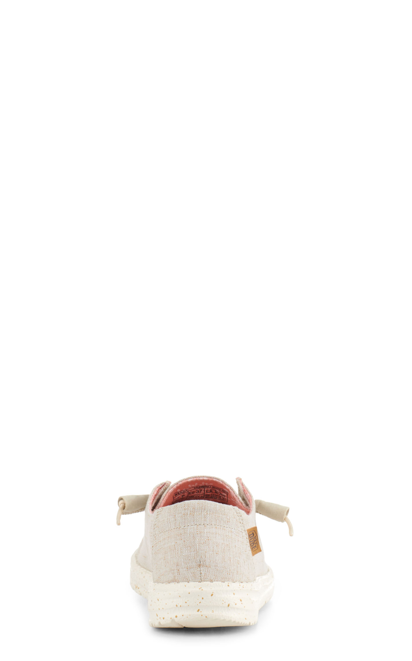 Hey Dude Women's Wendy Nut Chambray Moc Toe Lace Up Casual Shoes - Image 1