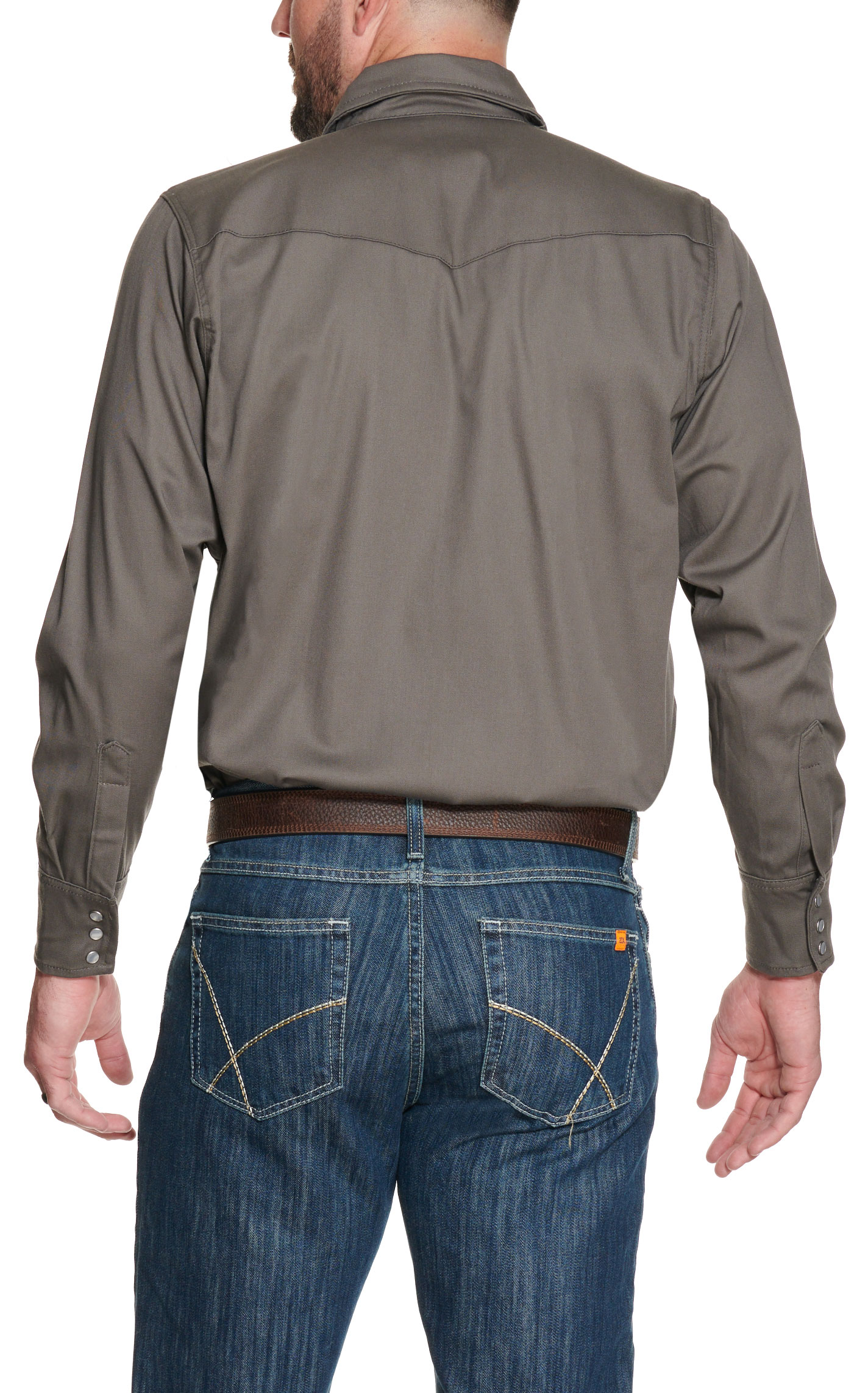 Lapco Gray Flame Resistant Workshirt - Image 1
