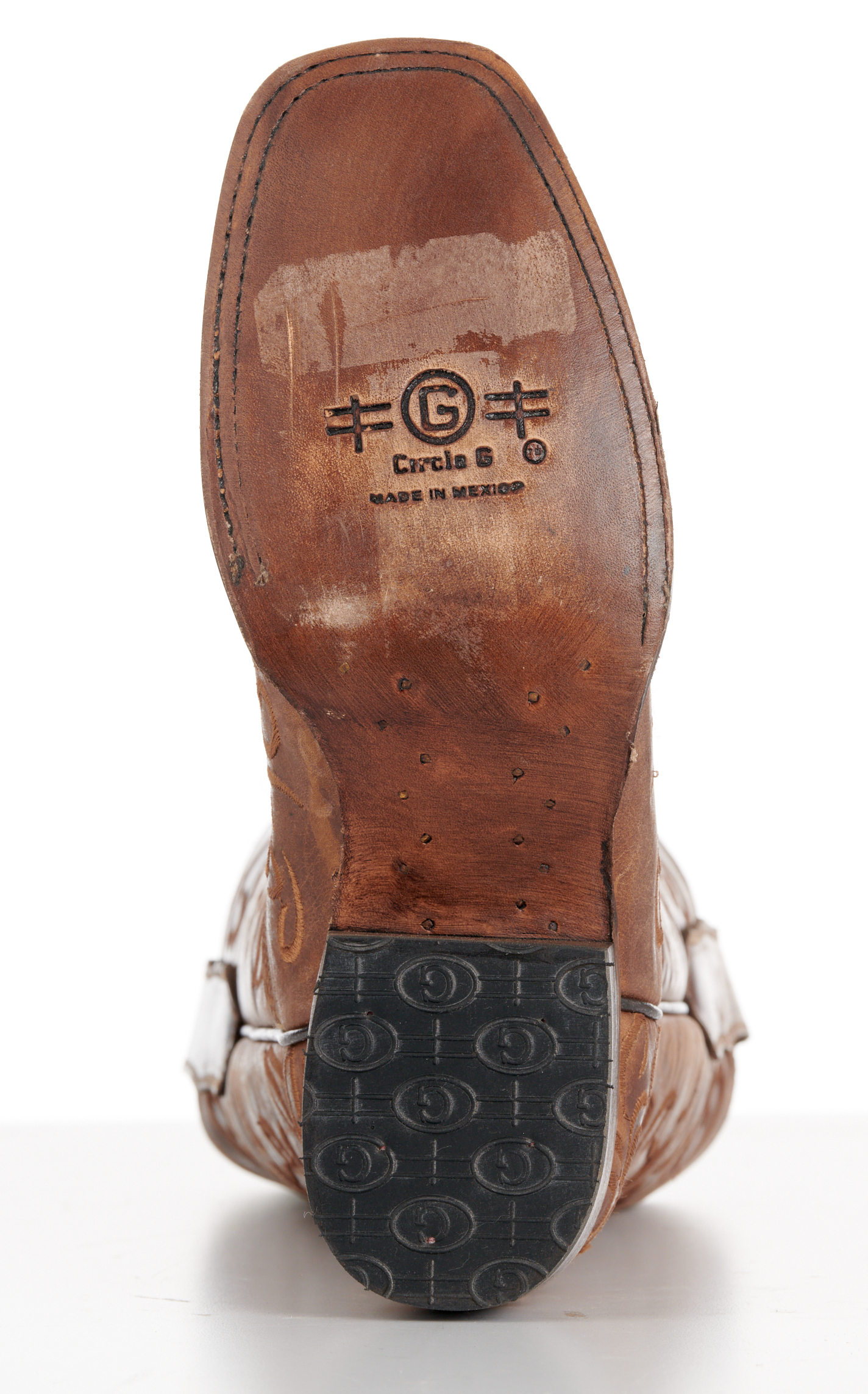 Circle G By Corral Women's Honey Stitched Square Toe Cowboy Boots - Image 1