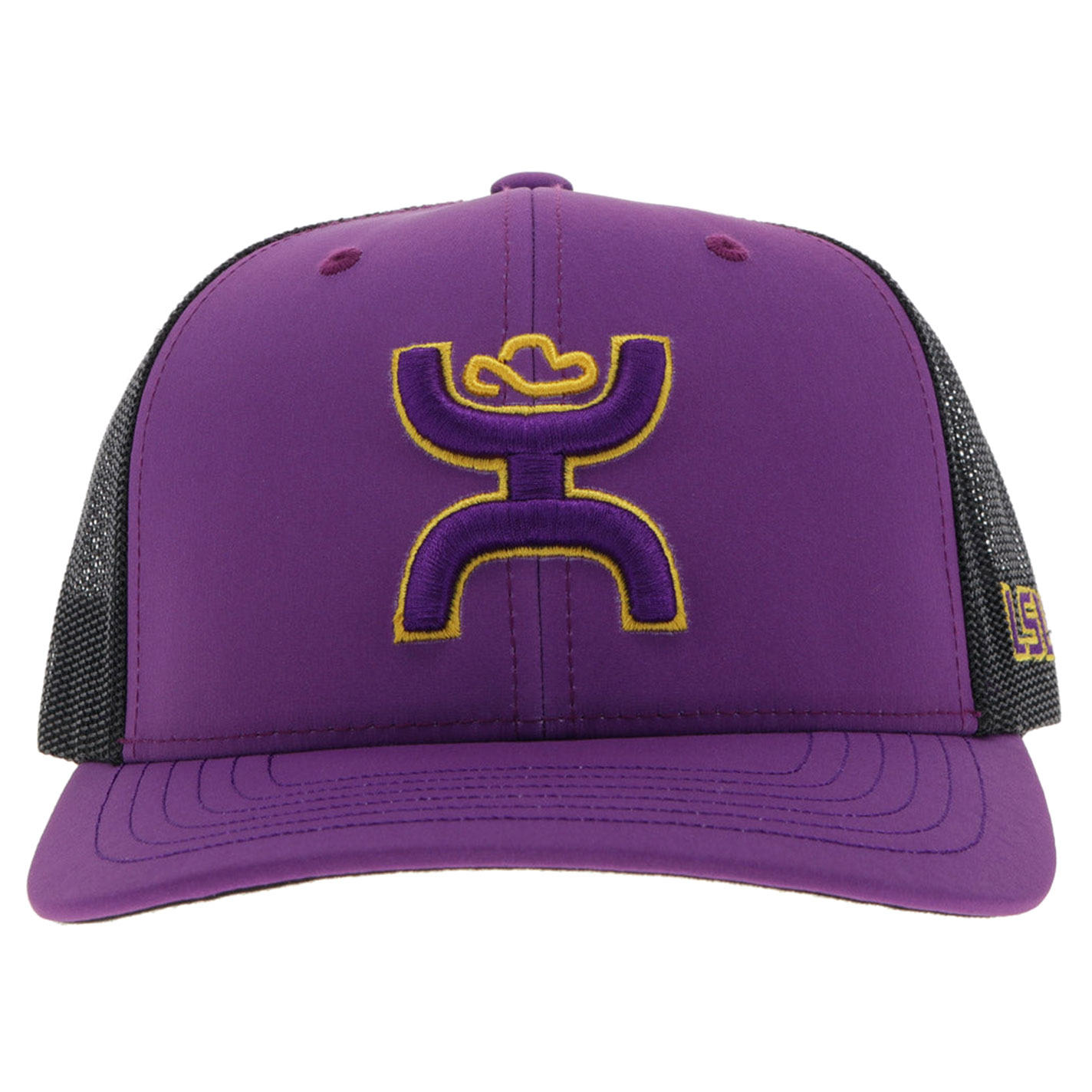Hooey Collegiate Collection Purple & Black LSU Hands Up Embroidered Logo Cap - Image 1