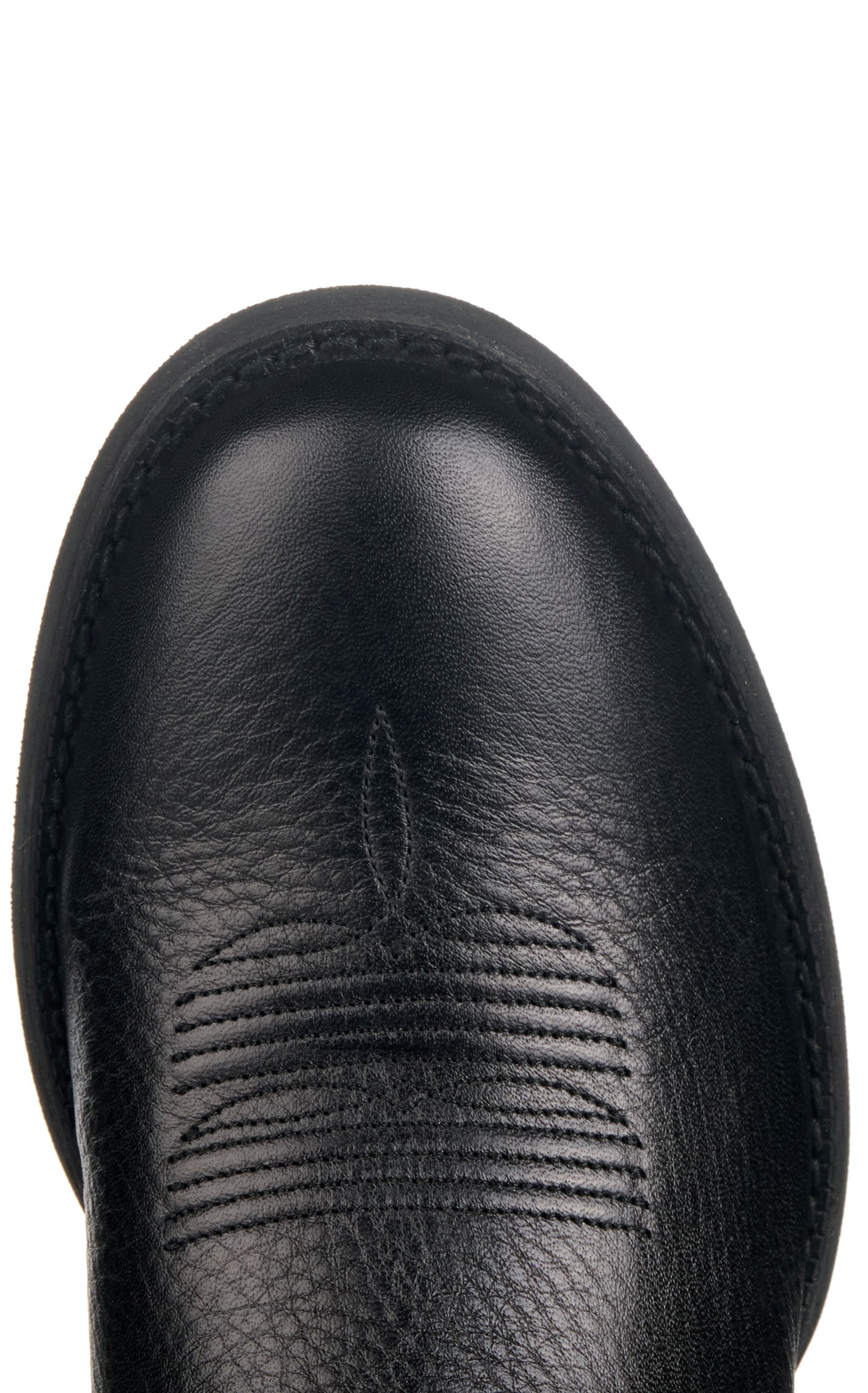 Ariat Men's Sport Stratten Black Deertan Round Toe Cowboy Boots - Image 1
