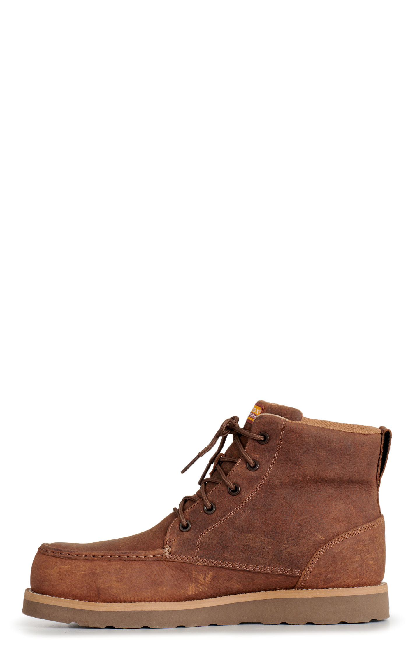 Twisted X Men's Ultralight Umber & Baked Clay Nano Composite Round Toe Work Boots - Image 1