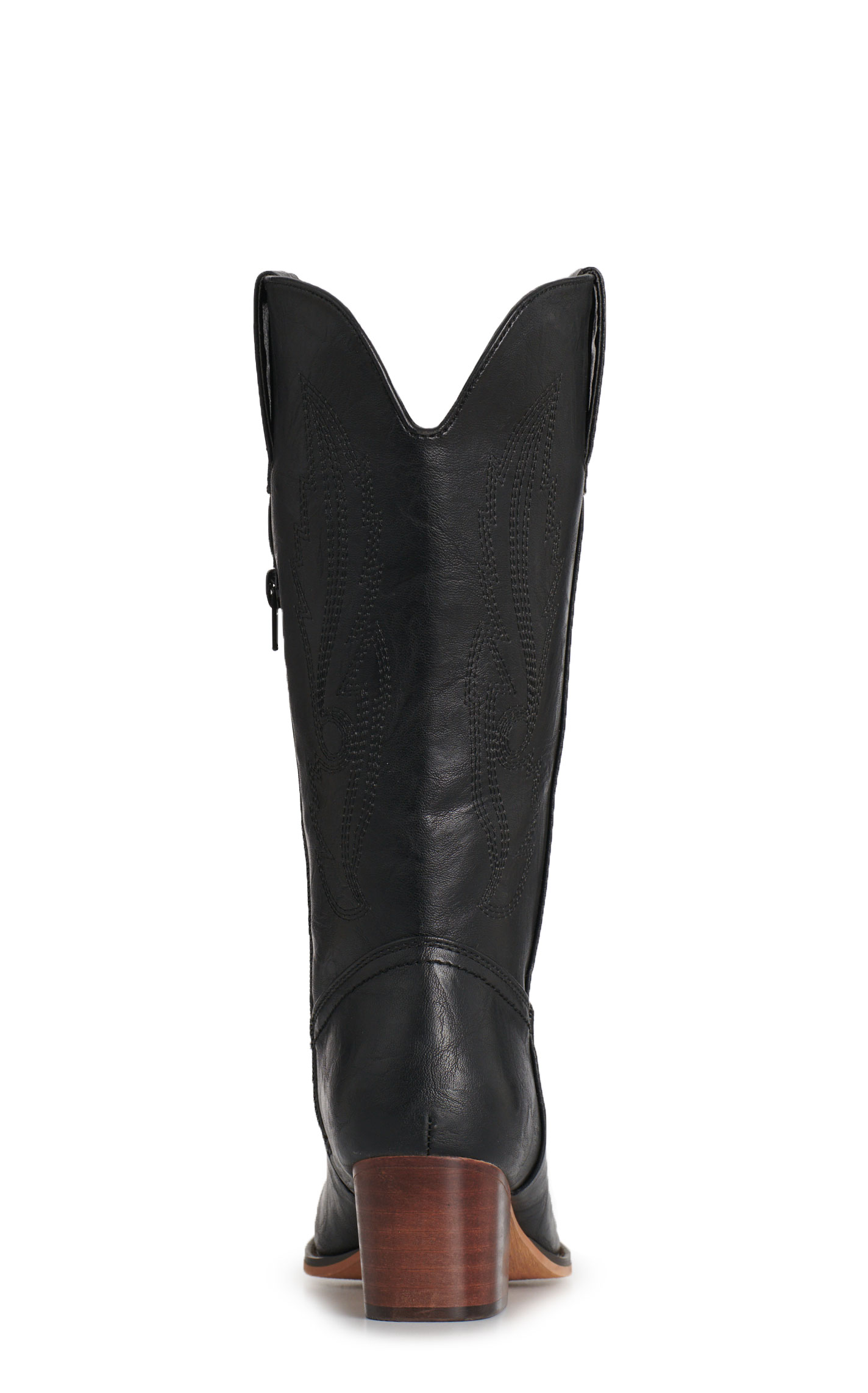 Roper Women's Nettie Black Faux Leather Snip Toe Cowboy Boots - Image 1