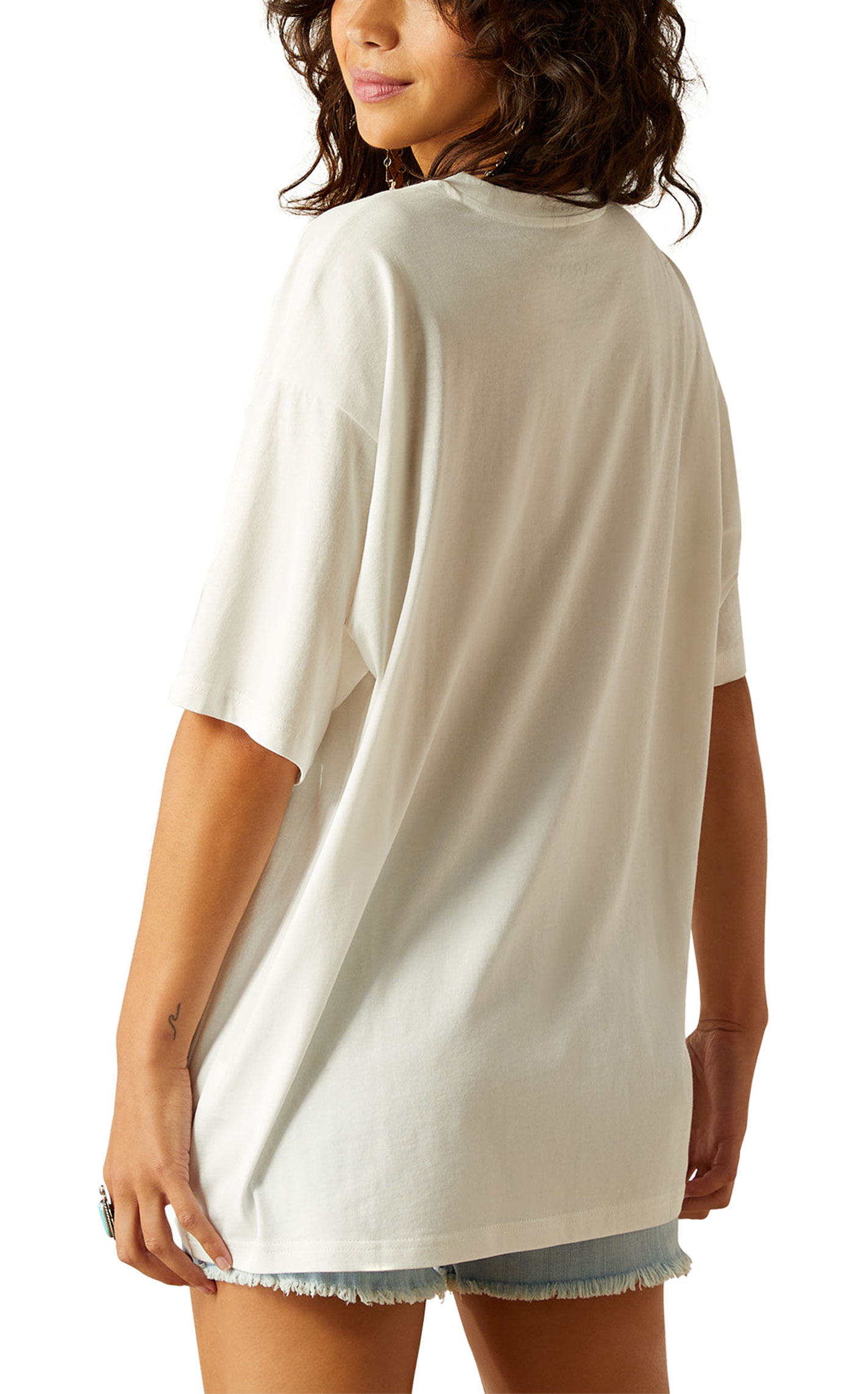 Ariat Women's Vanilla Howdy State Oversized T-shirt - Image 1