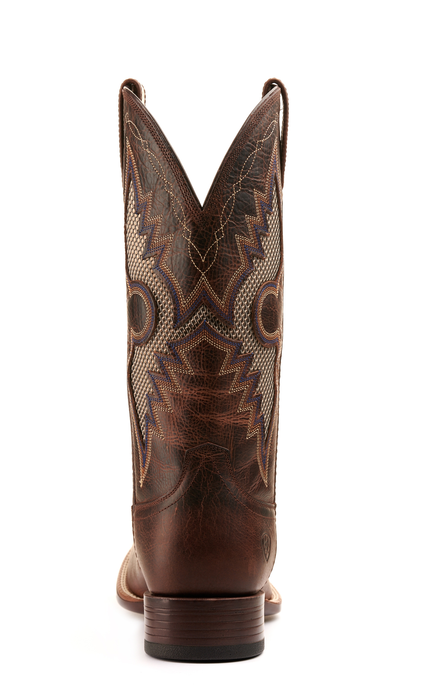 Ariat Men's Solado VentTEK Dark Whiskey Bantamweight Wide Square Toe Cowboy Boots - Image 1