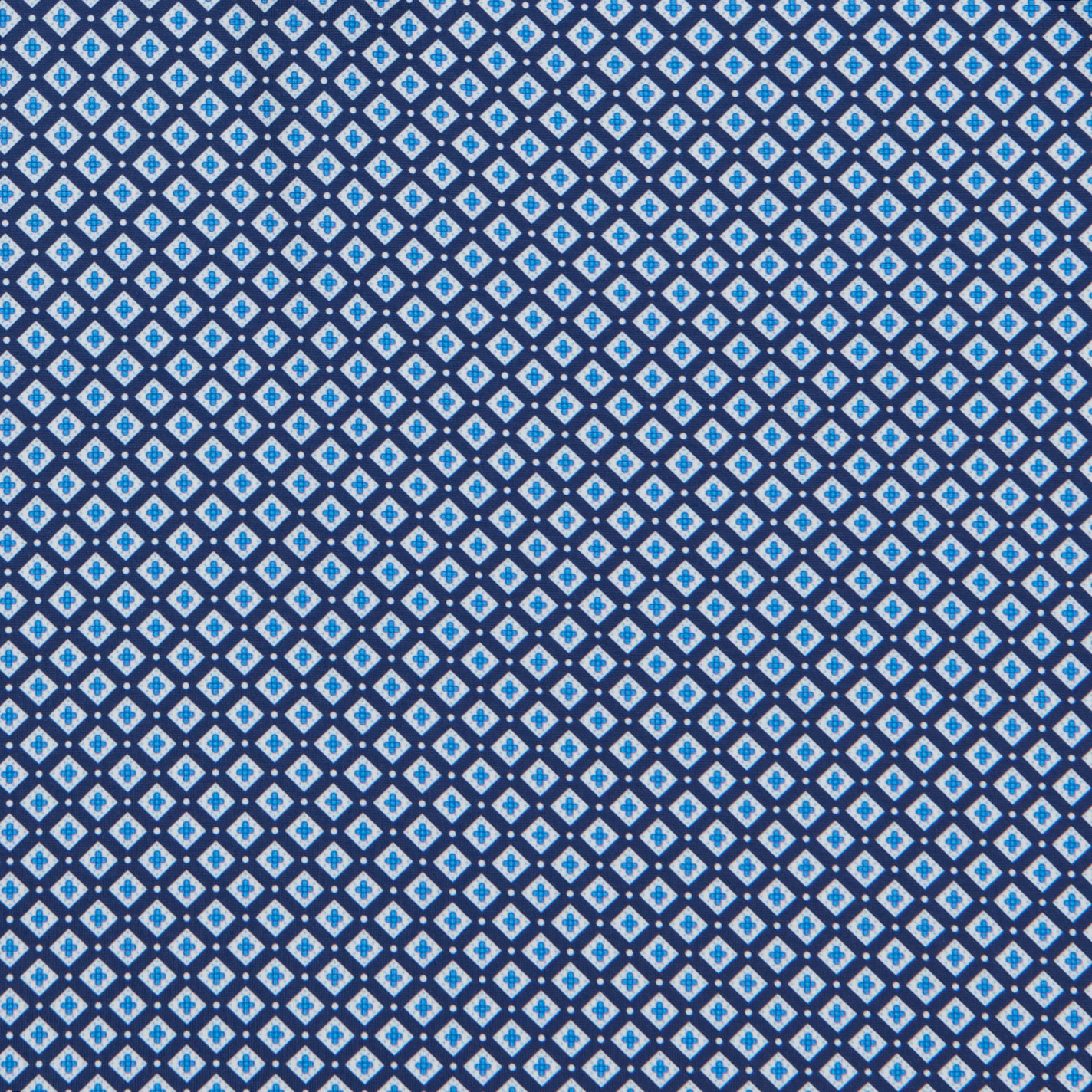 Rafter C Boy's Navy Geo Print Polo Shirt - Image 1