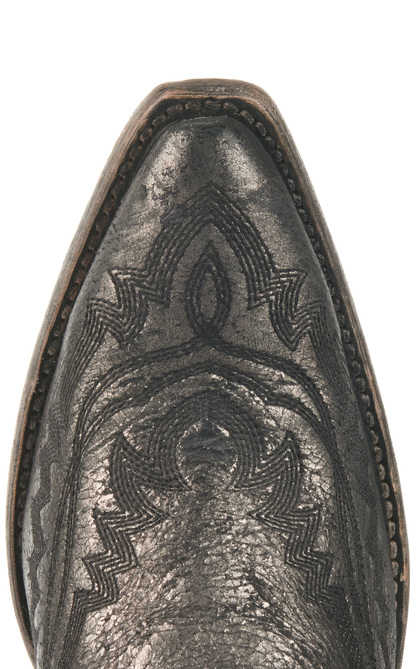 Ariat Women's Casanova Metallic Charcoal Snip Toe Tall Cowboy Boots - Image 1