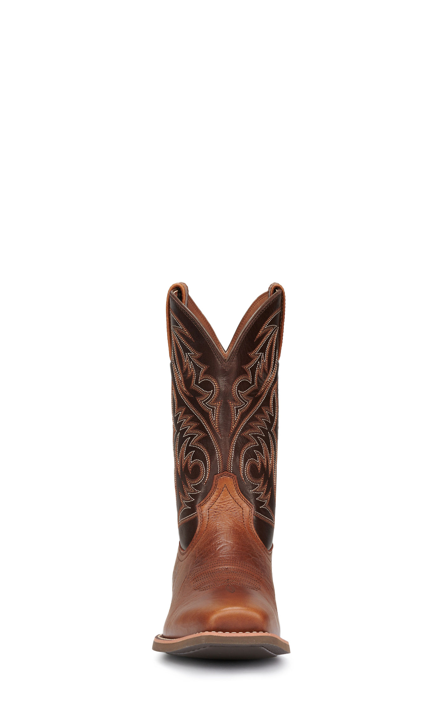 Ariat Men's Sport Herdsman Peanut Butter & Brown Punchy Toe Cowboy Boots - Image 1