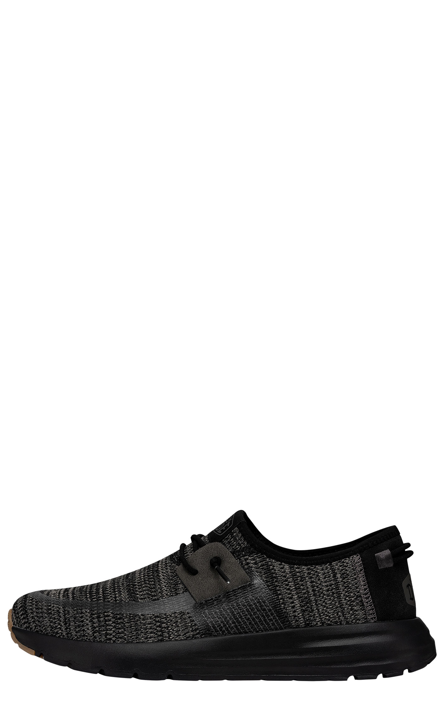 Hey Dude Men's Black Sirocco Slip-On Casual Shoes - Image 1