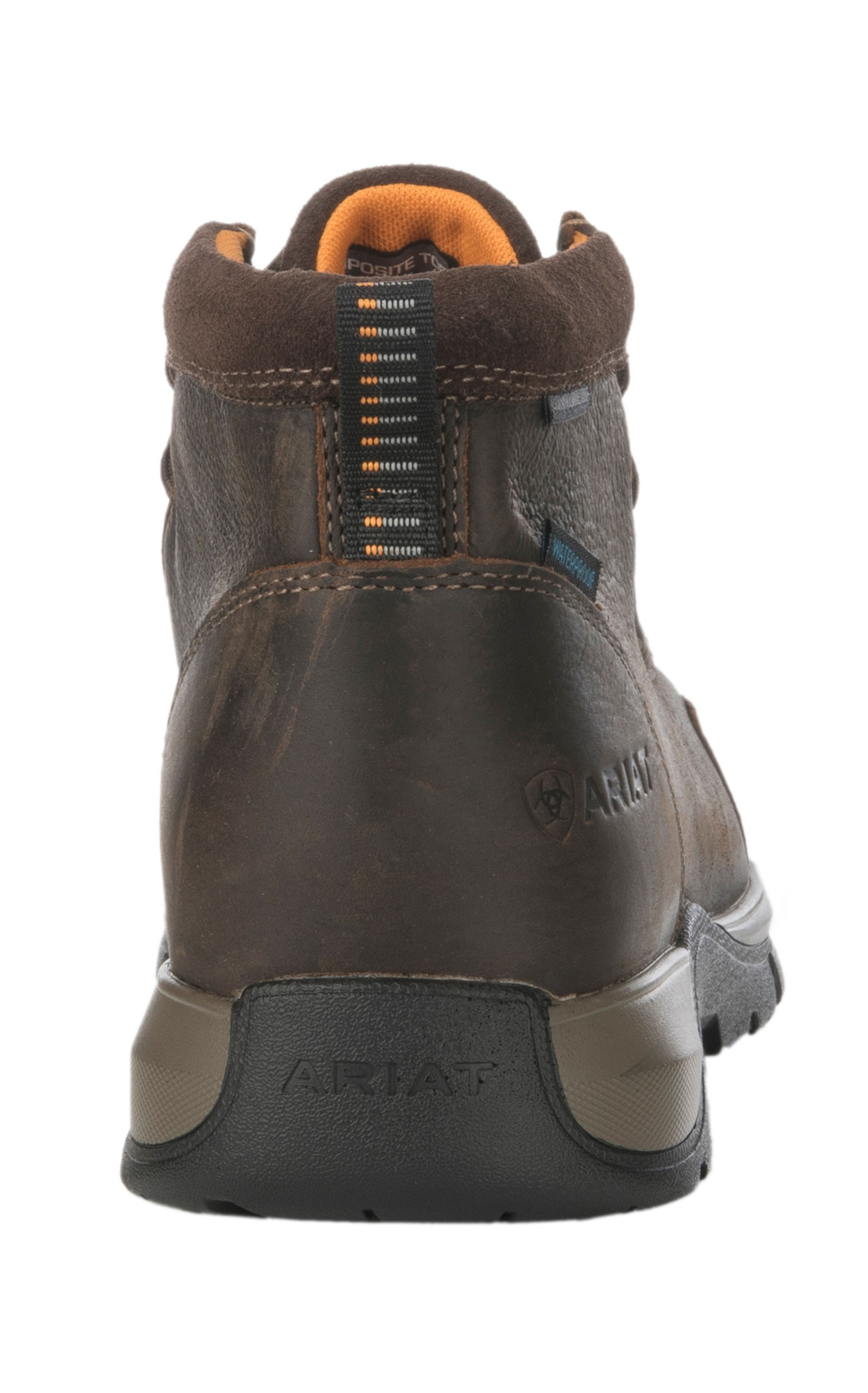 Ariat Men's Edge LTE Dark Brown Waterproof Bantamweight Moc Round Composite Toe Lace Up Work Boot - Image 1