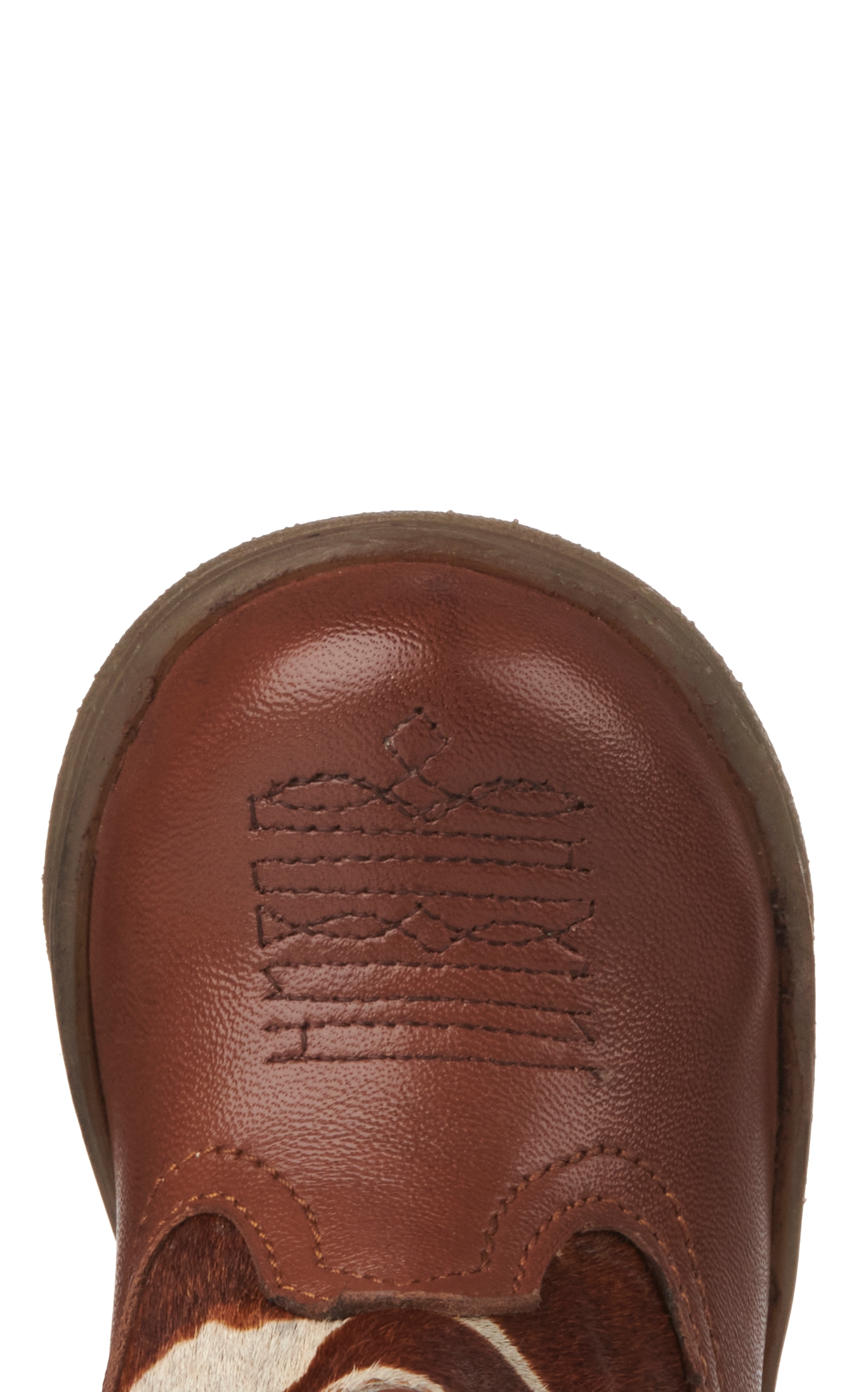Roper Infant Brown and Cow Print Round Toe Cowboy Boots - Image 1