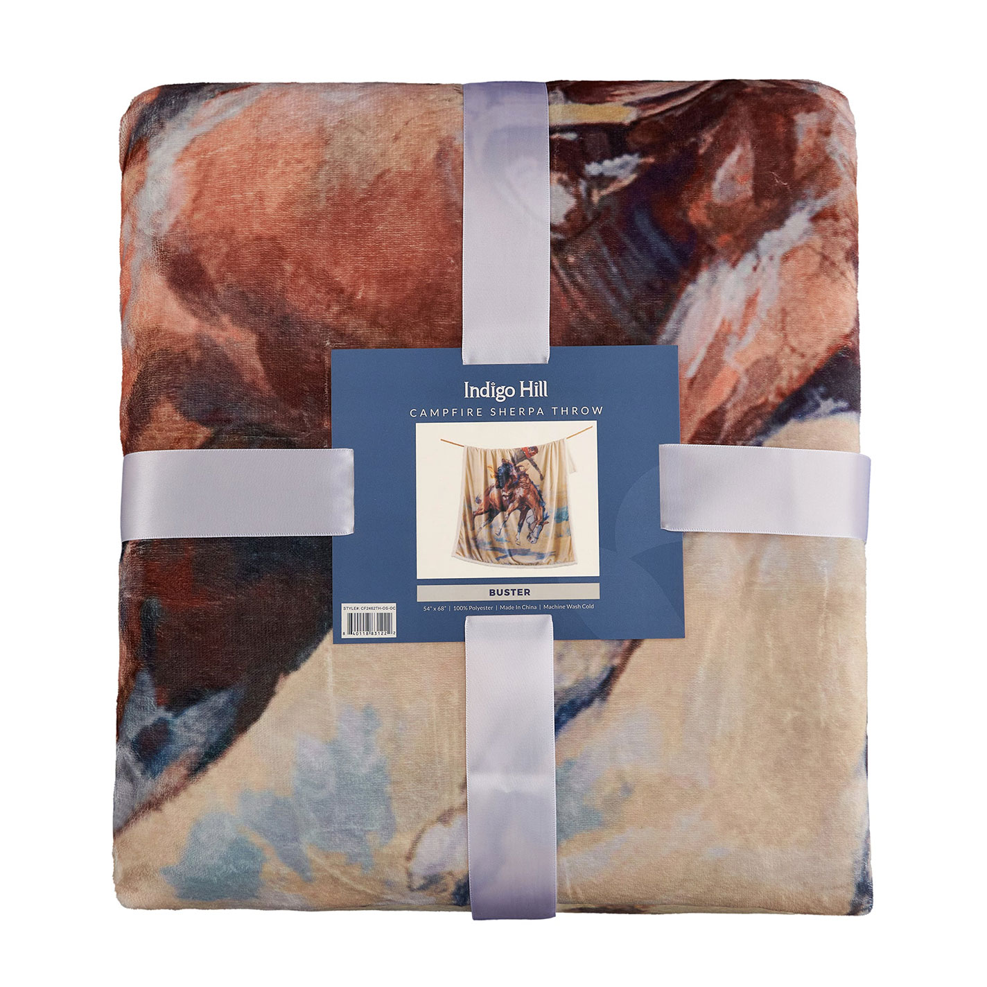Indigo Hill Buster Retro Campfire Sherpa Throw  - Image 3