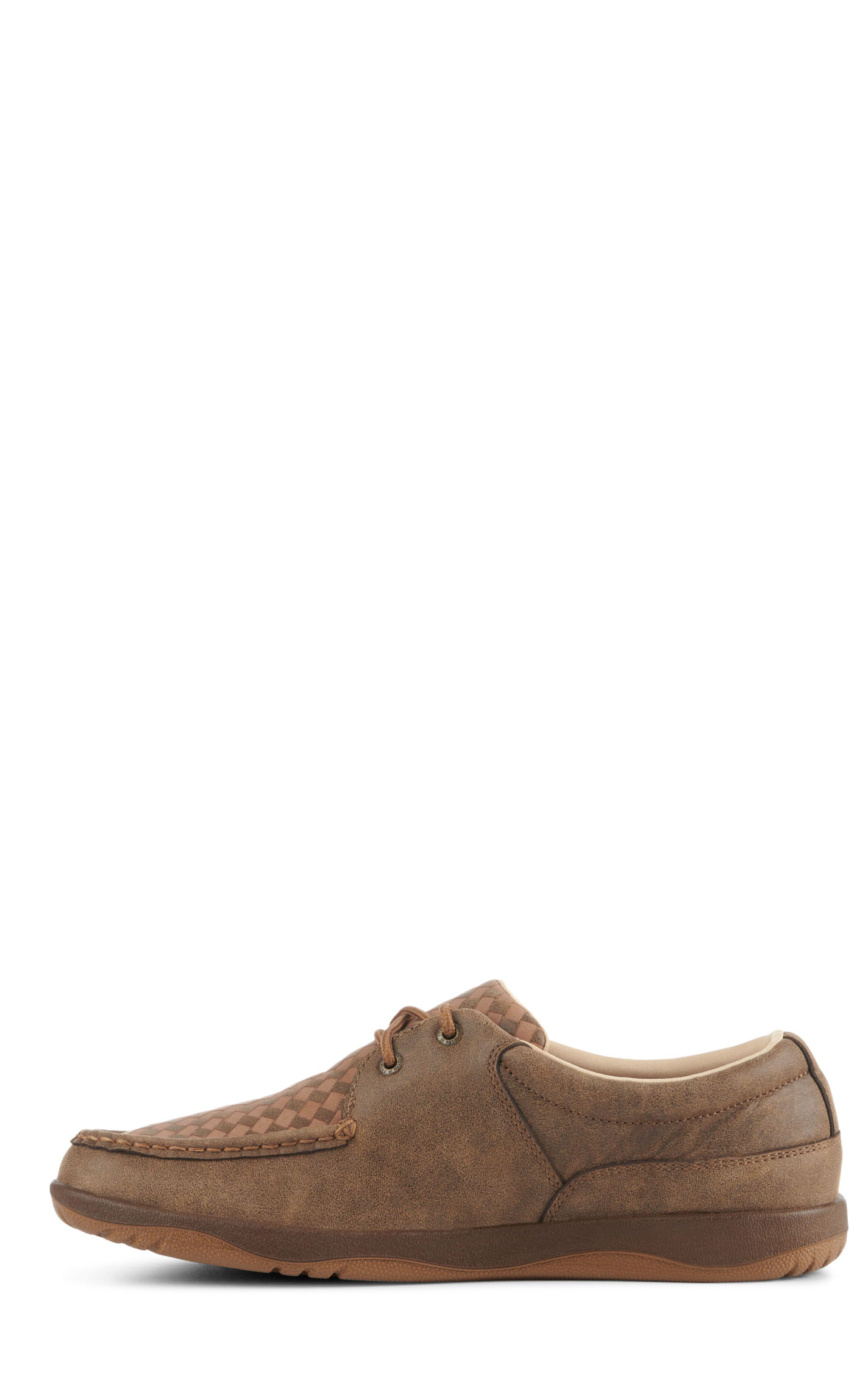 Twisted X Men's Brown Bomber with Basketweave Insert Moc Toe Casual Shoes - Image 1