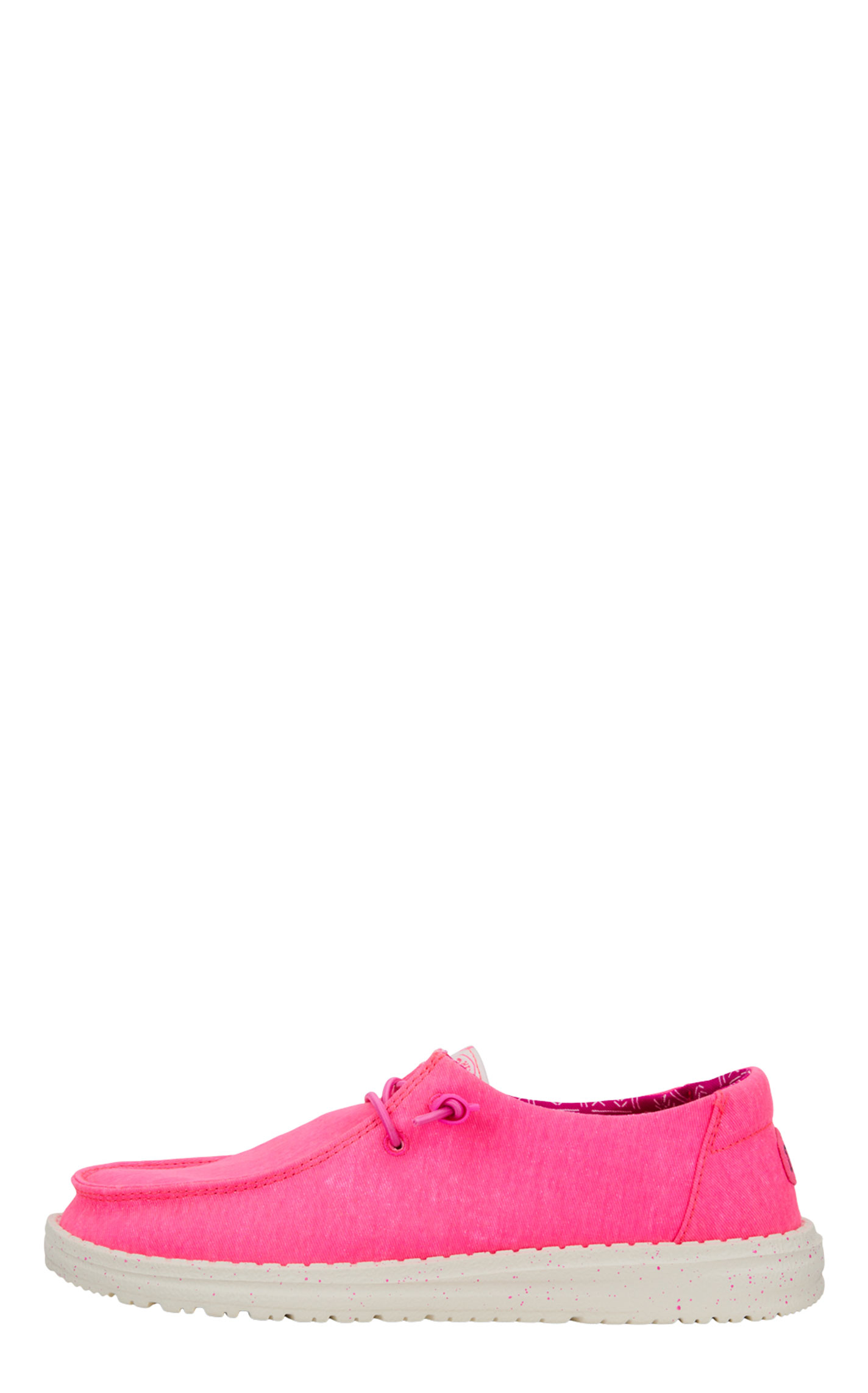 Hey Dude Women's Neon Pink Wendy Moc Toe Casual Shoes - Image 1