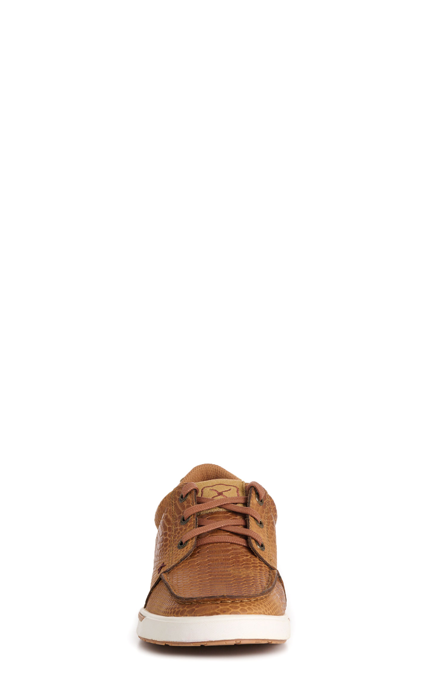 Twisted X Women's Kicks Camel Leather Snake Print Casual Shoes - Image 1