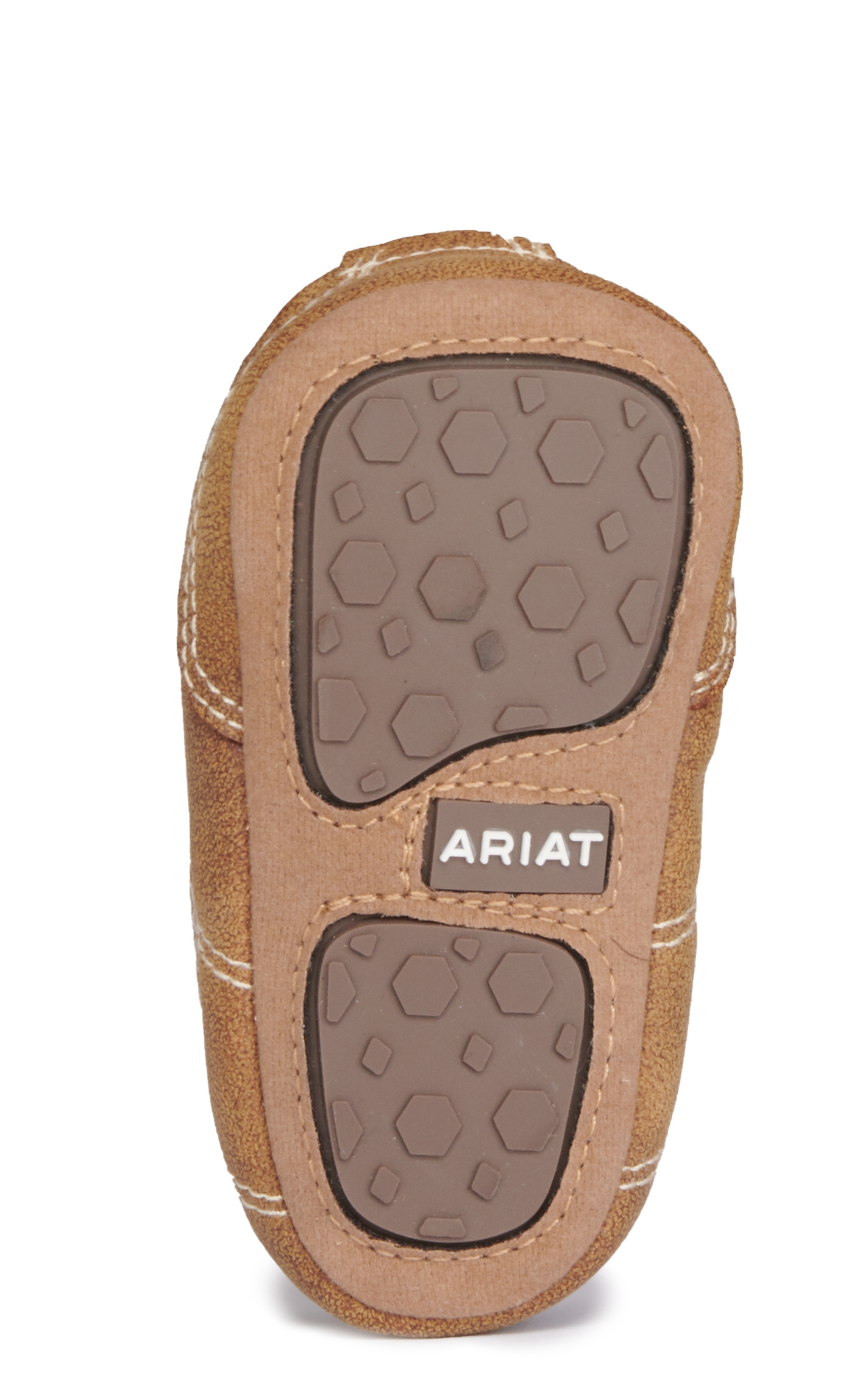 Ariat Infant Lil Stompers Bomber Brown Buckskin Cruiser Shoes - Image 1