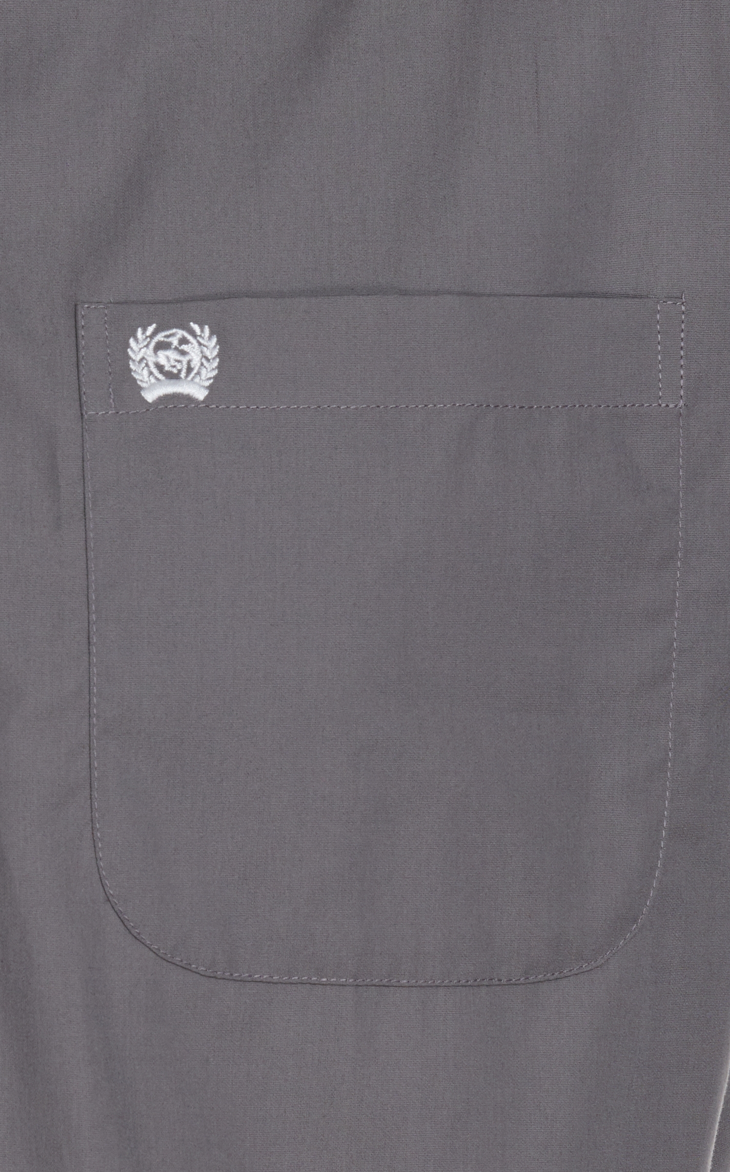 Cinch Men's Solid Gray Long Sleeve Western Shirt - Image 1