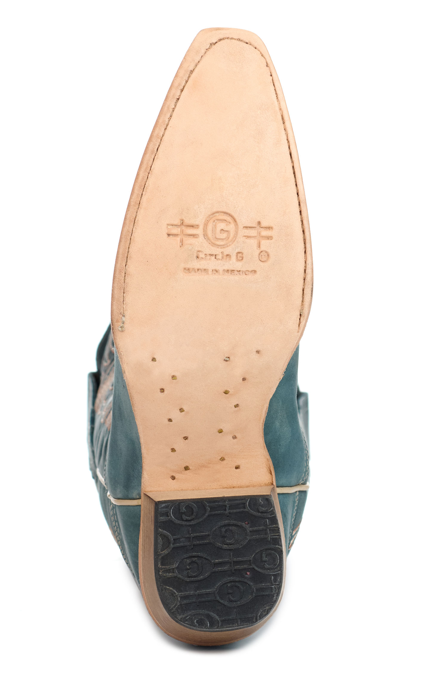 Corral Women's Distressed Blue Snip Toe Cowboy Boots - Image 1