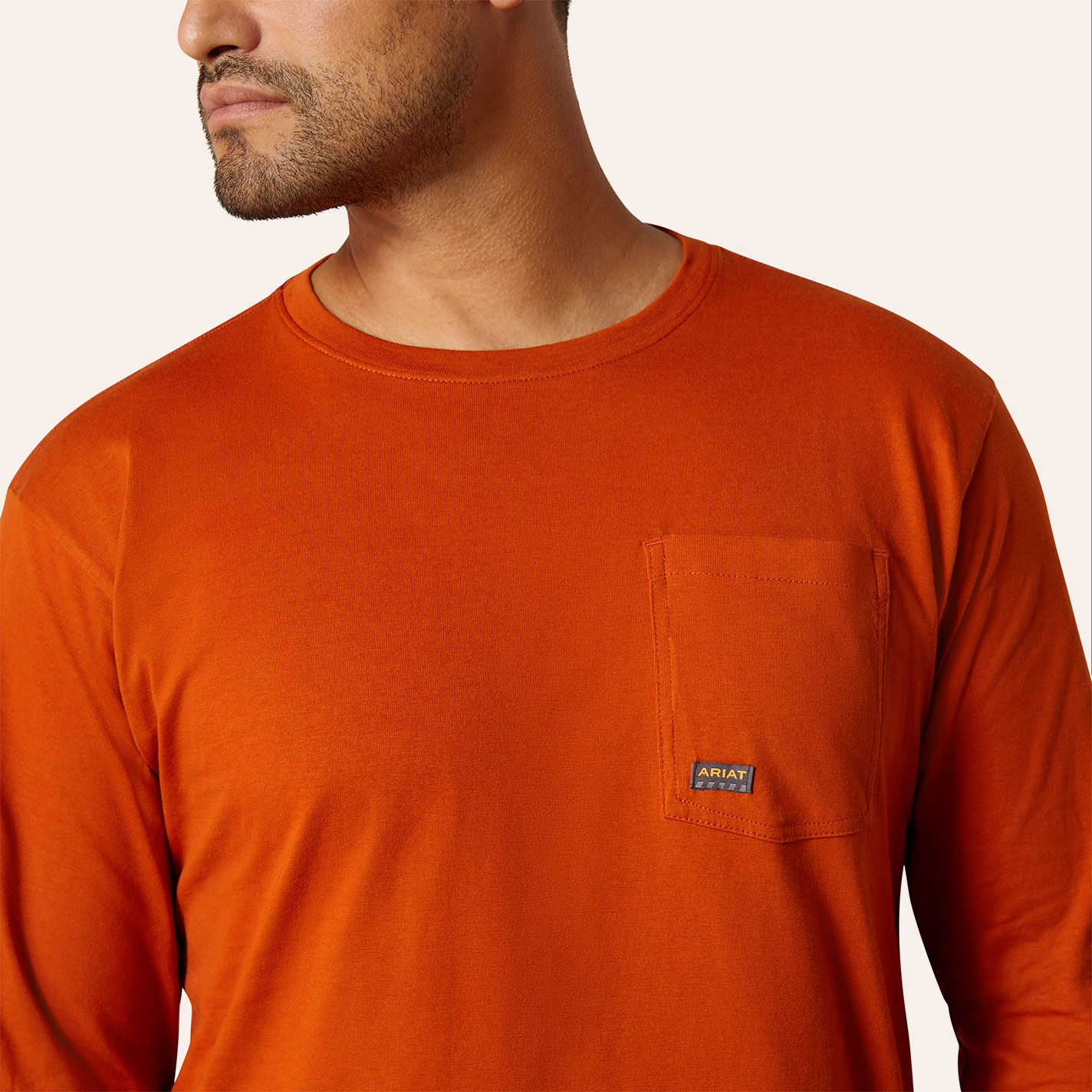 Ariat Men's Clay Rebar Cotton Work Hard Live Free Graphic T-Shirt - Image 1