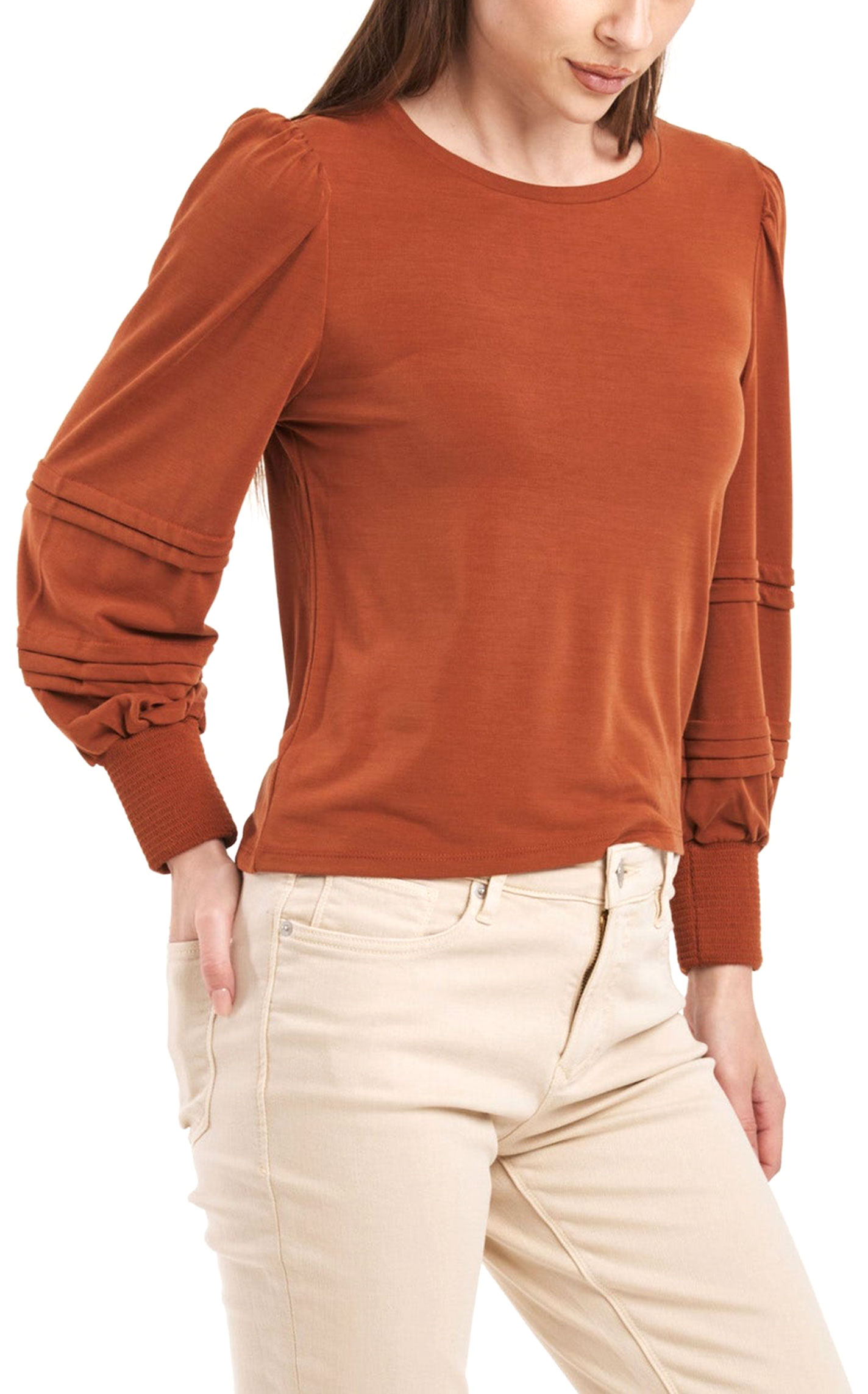 Another Love Women's Anika Roasted Pecan Top - Image 1