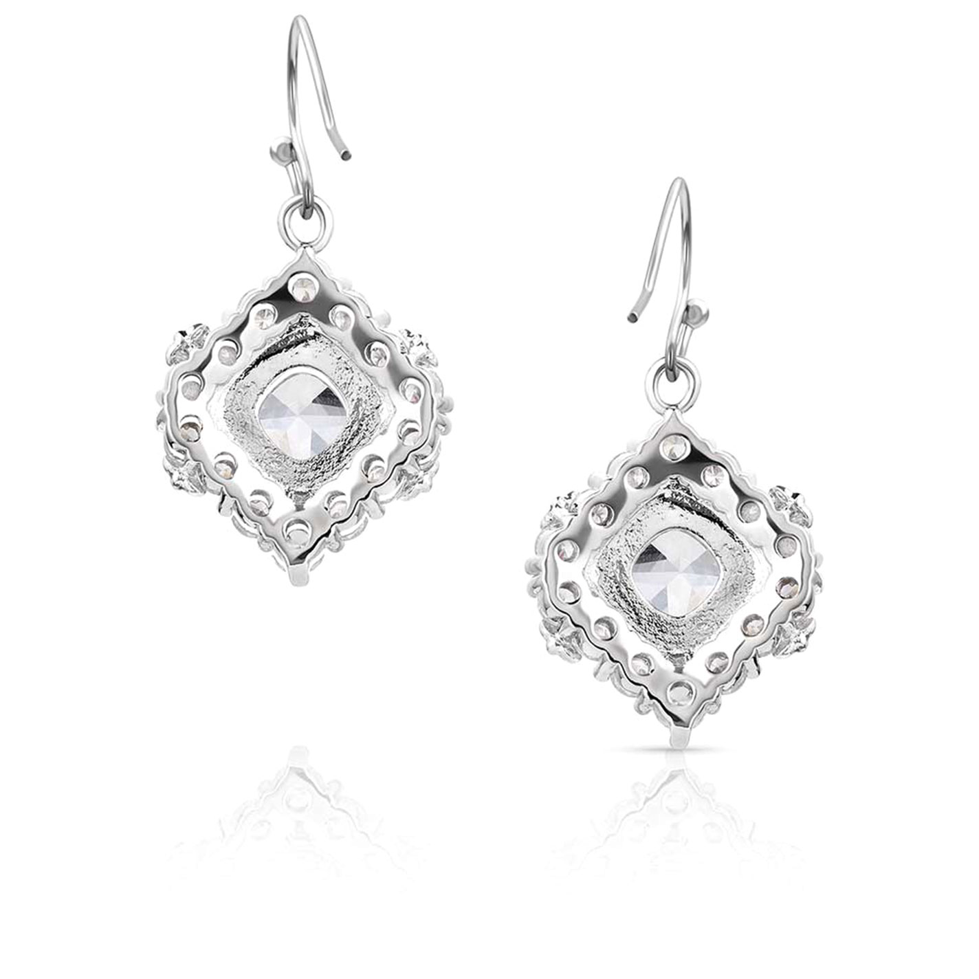 Montana Silversmiths Silver Refined Light Earrings - Image 1