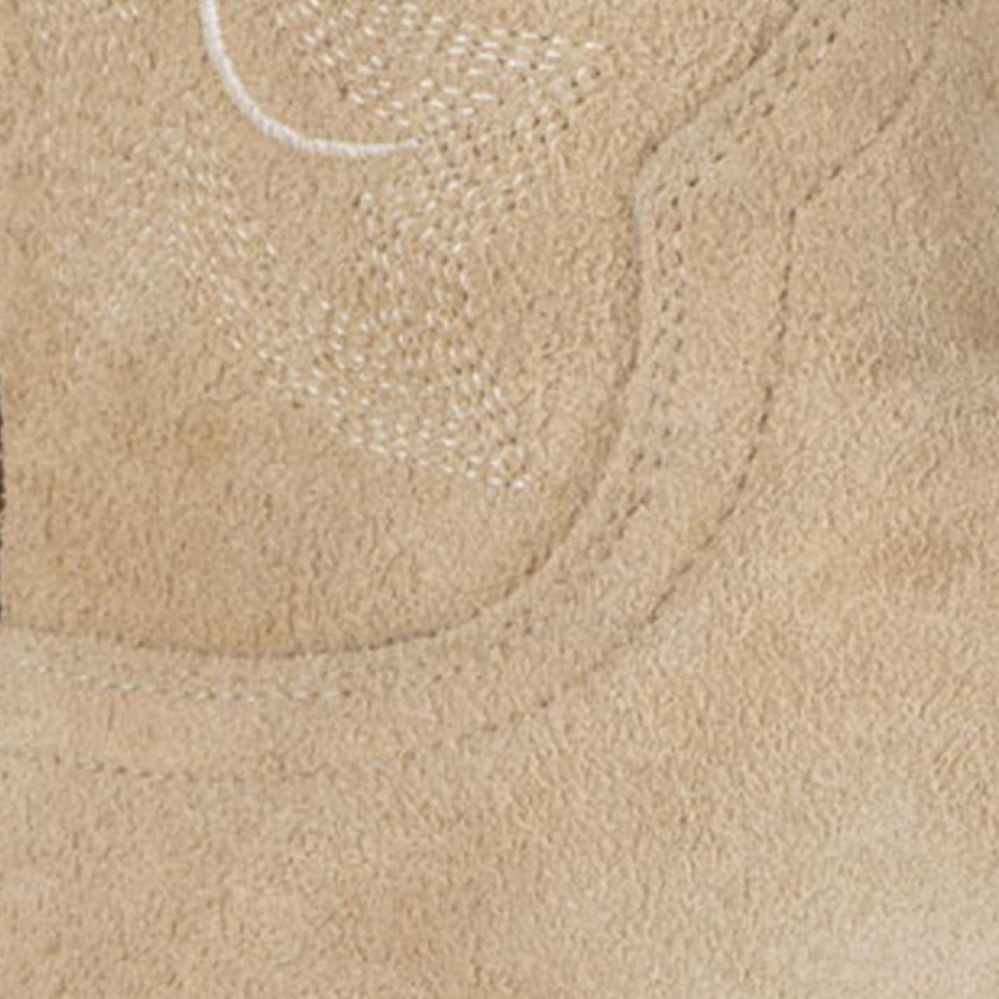 Resistol Men's Stonewash Sand Suede Wide Square Toe Cowboy Boots - Image 1
