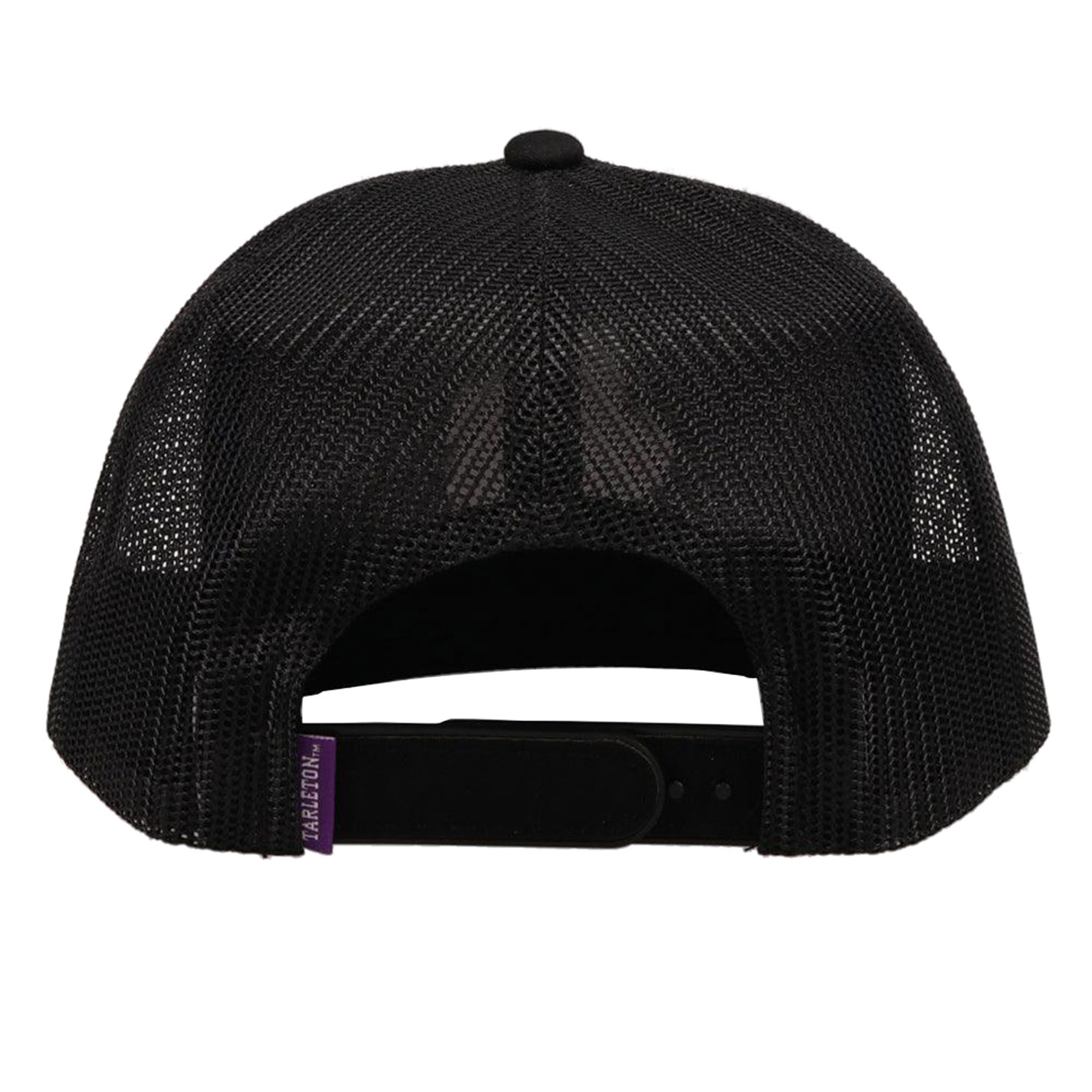 Hooey Collegiate Collection Black & Purple TSU Mascot Patch Flat Bill Cap - Image 1