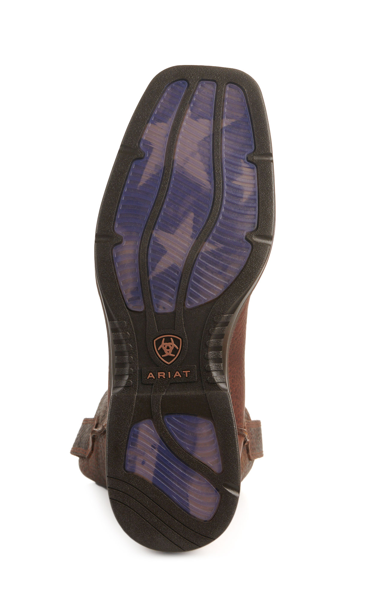 Ariat Men's Ridgeback Rambler Oiled Brown Wide Square Toe Cowboy Boots - Image 1