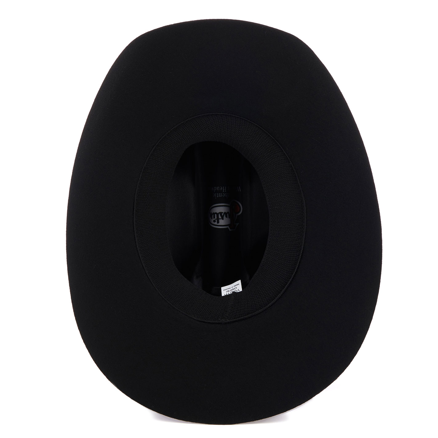 Justin Youth Lonestar Jr. Black Felt Cowboy Hat - Image 1