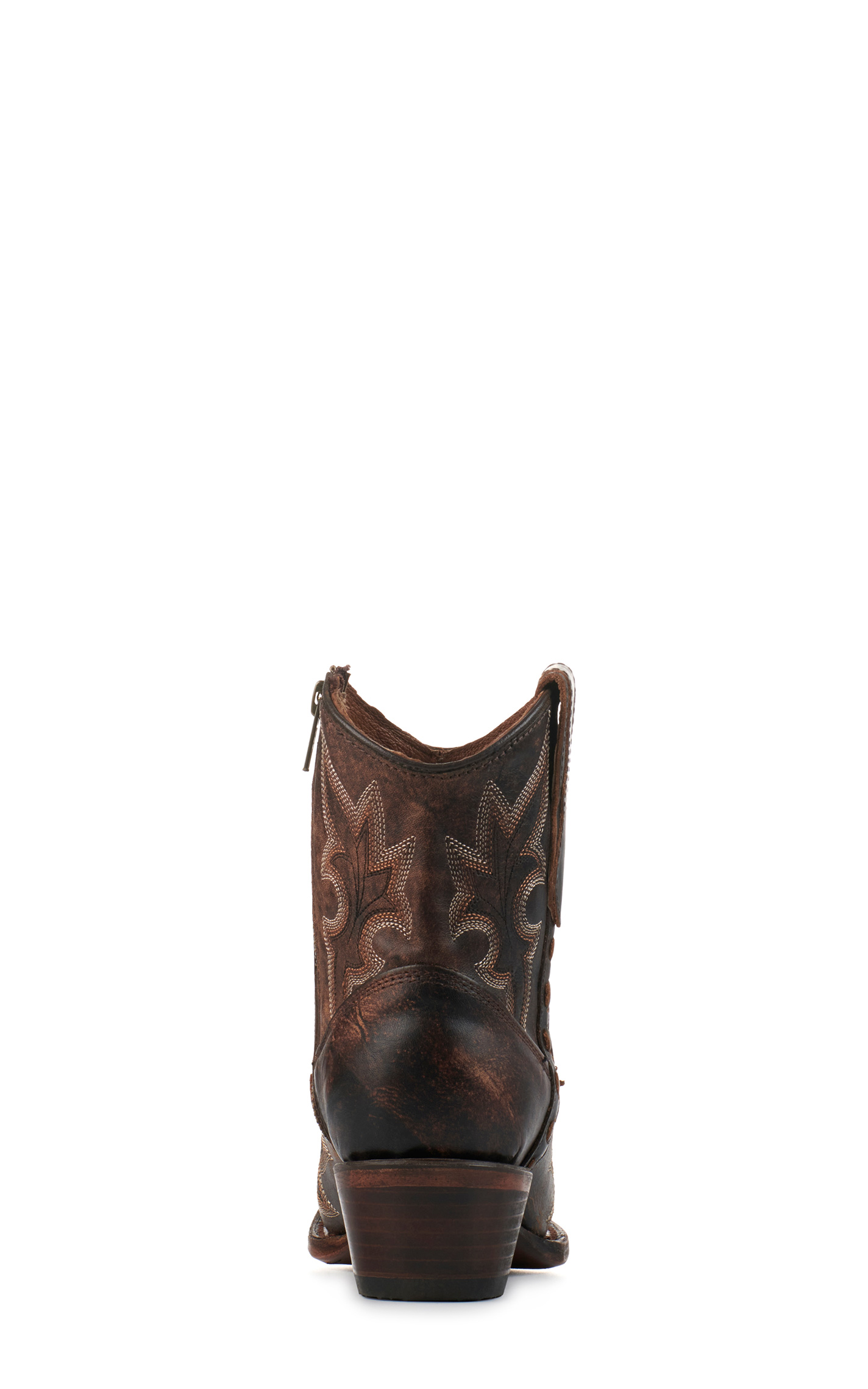 Circle G by Corral Women's Dark Brown Snip Toe Cowboy Booties - Image 1
