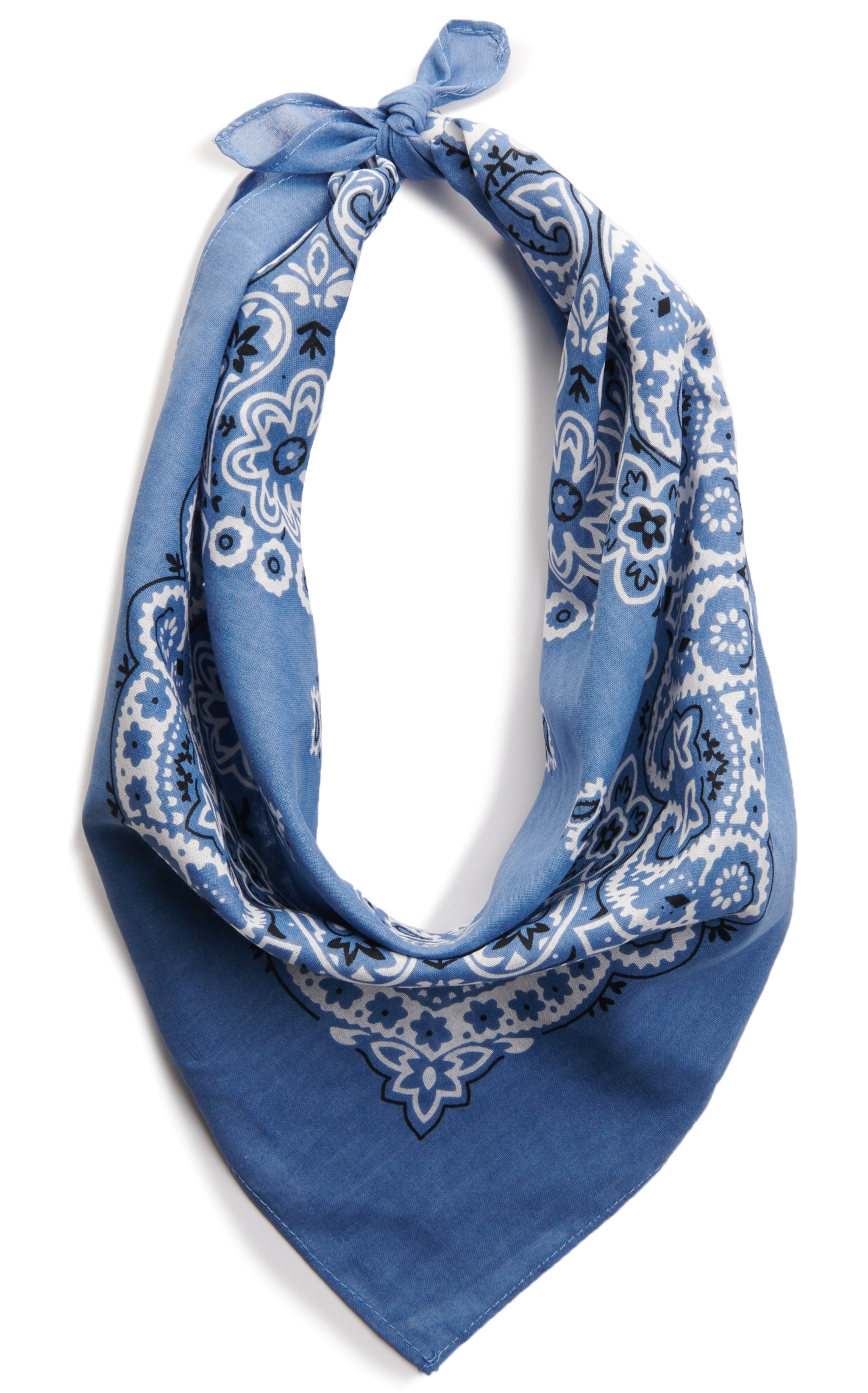 M&F Western Denim Blue Bandana - Image 1