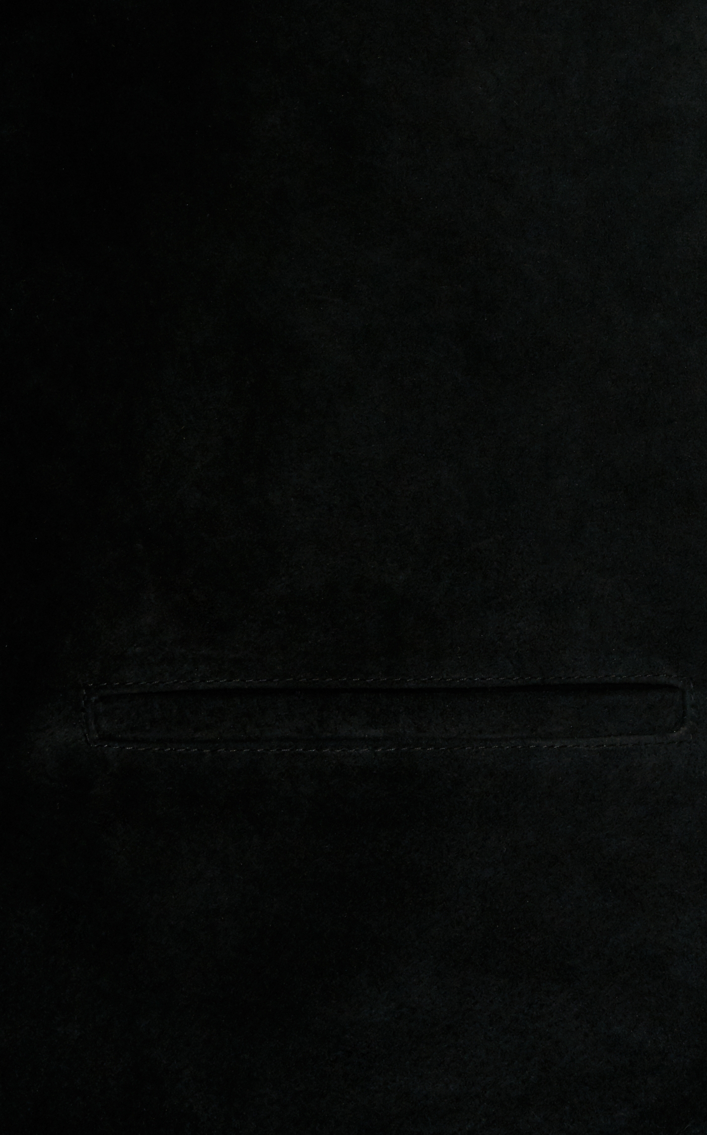 Scully Black Suede Satin Back Vest - Image 1