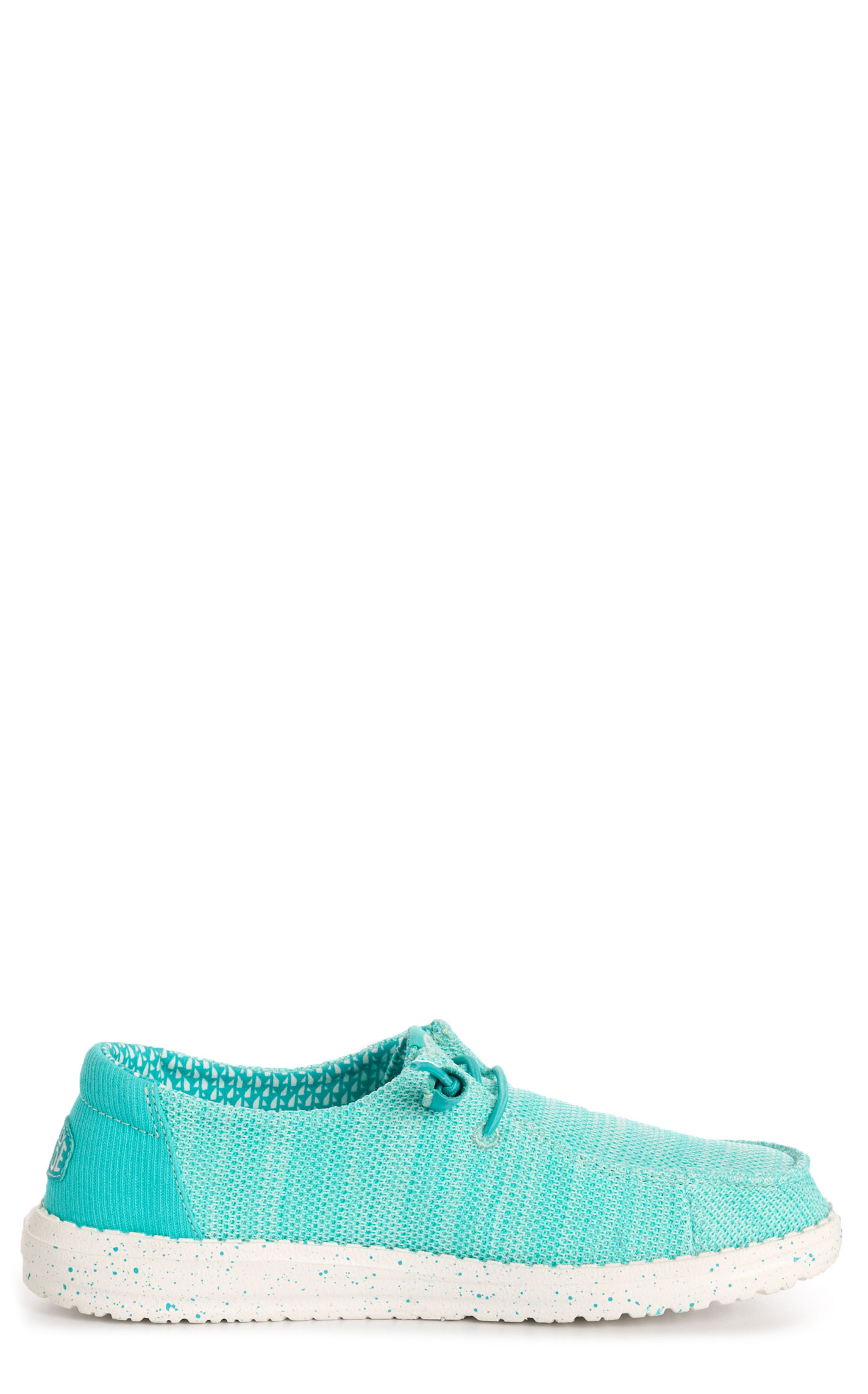 Hey Dude Women’s Turquoise Wendy Stretch Sox Casual Shoes - Image 1