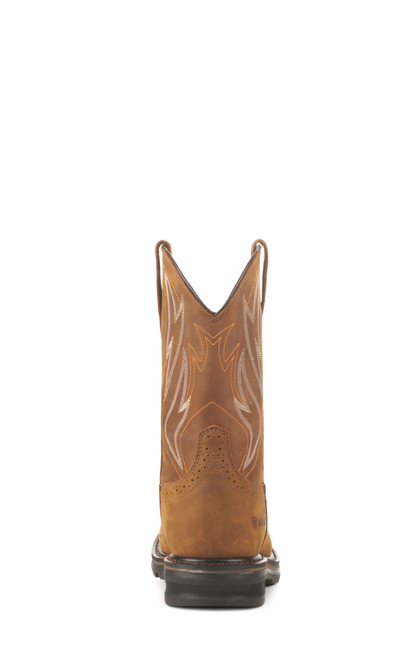 Ariat Men's Sierra Distressed Brown Shock Shield Waterproof Wide Square Toe Work Boot - Image 1