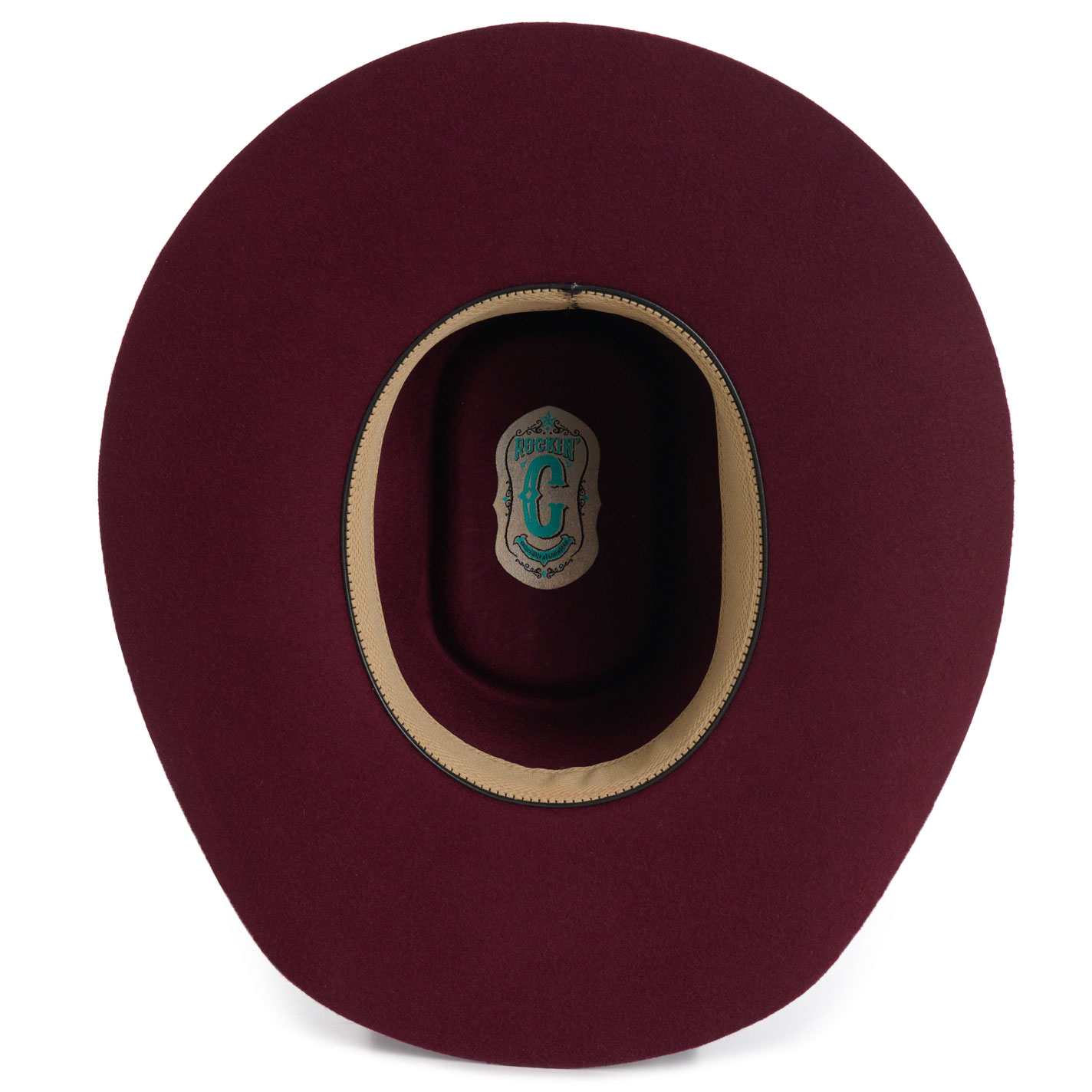Rockin C Women's Rowdy Wine Wool Cowboy Hat - Image 2