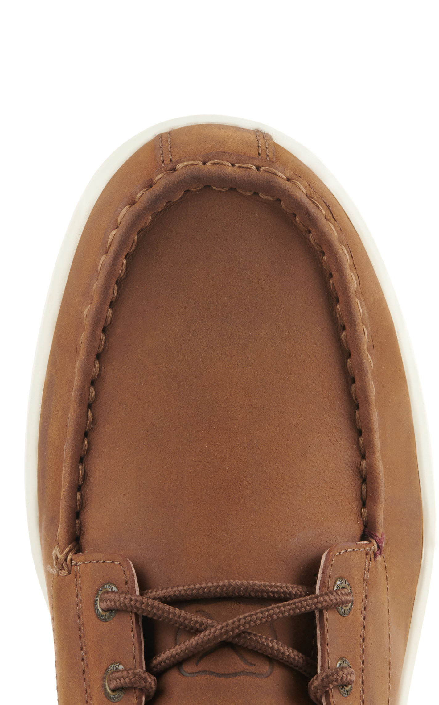 Twisted X Men's Lion Tan UltraLite X Moc Toe Boat Shoes - Image 1
